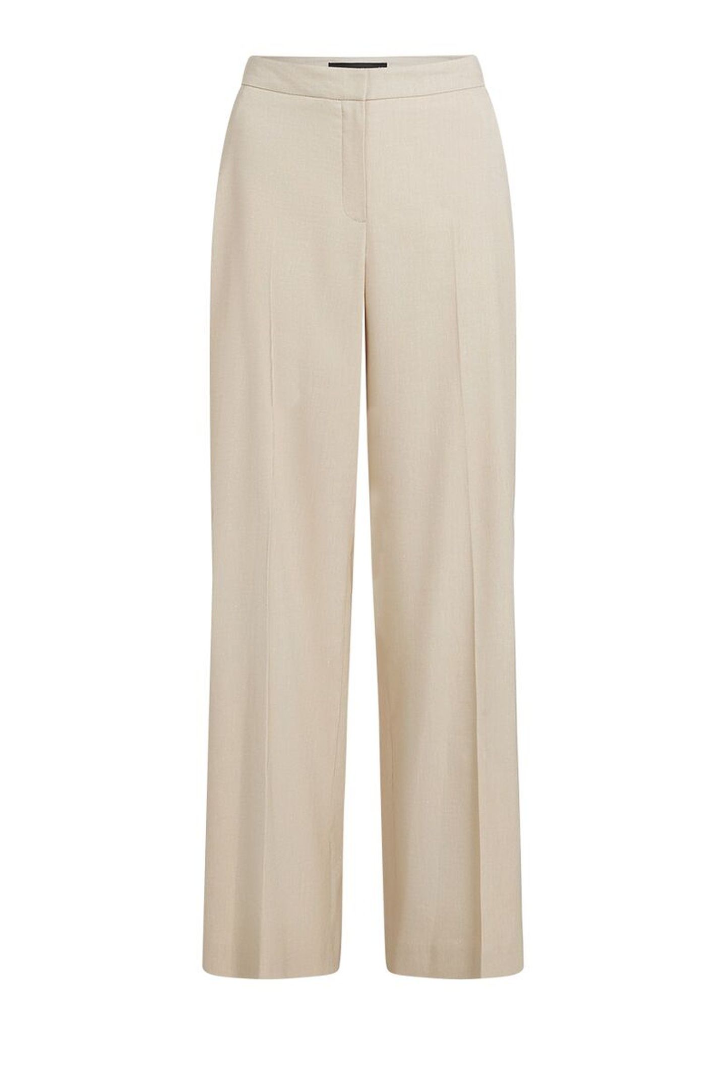 WIDE LEG MELANGE PANTS SAFARI 5