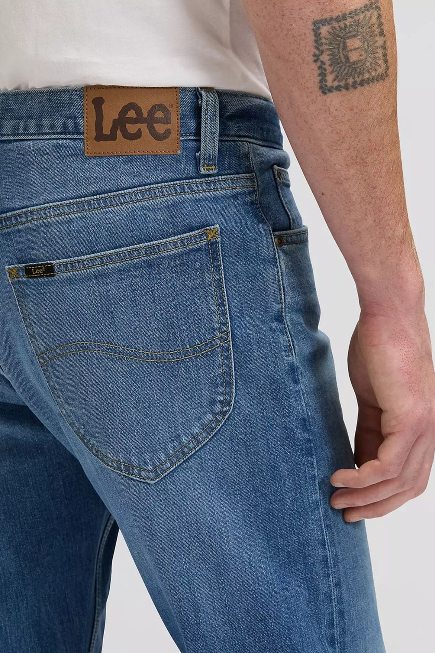 DAVID BLUE FORCE REGULAR TAPERED JEANS DENIM BLUE 5