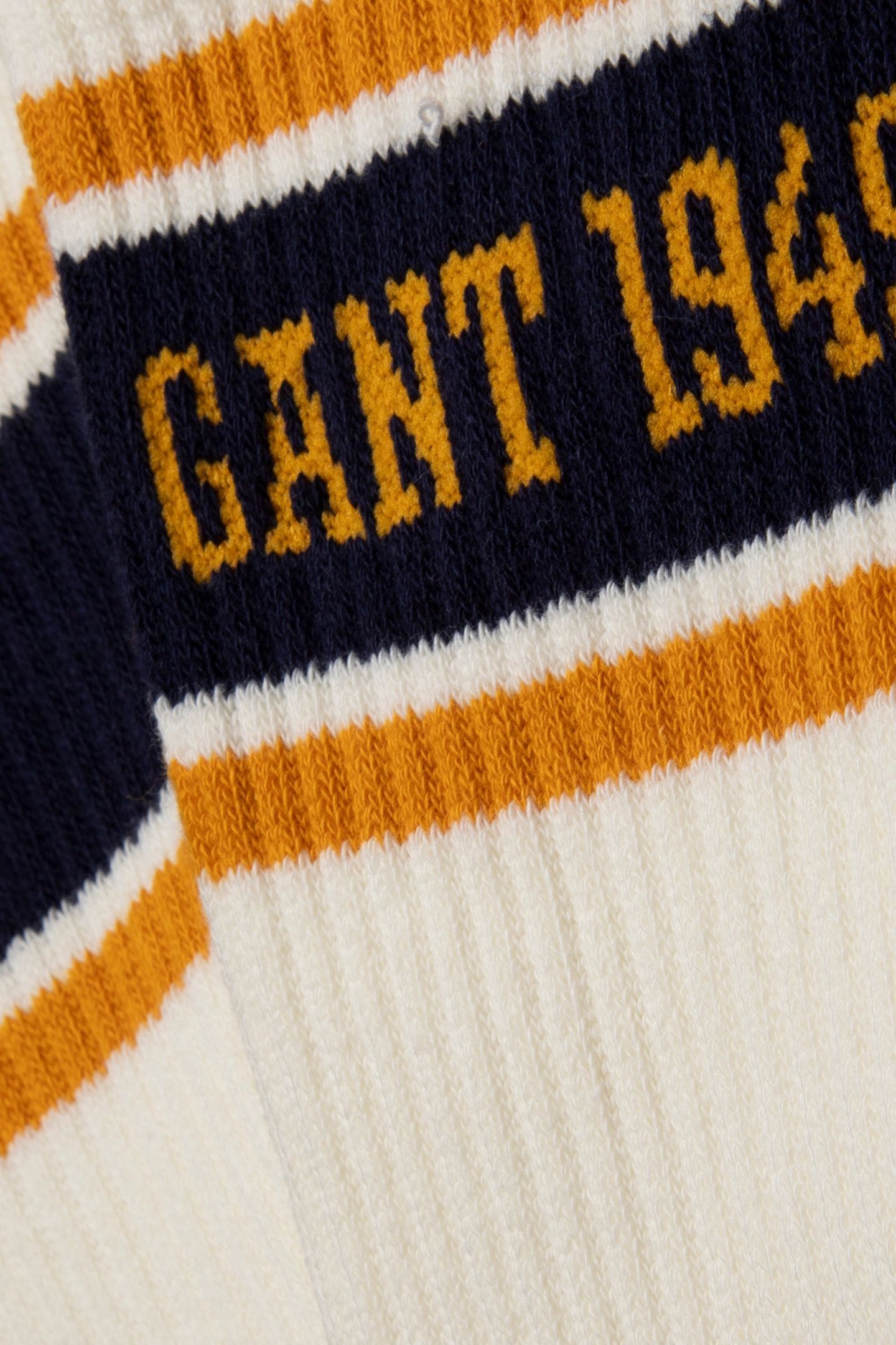 LOGO STRIPE SPORT SOCKS CREAM 5