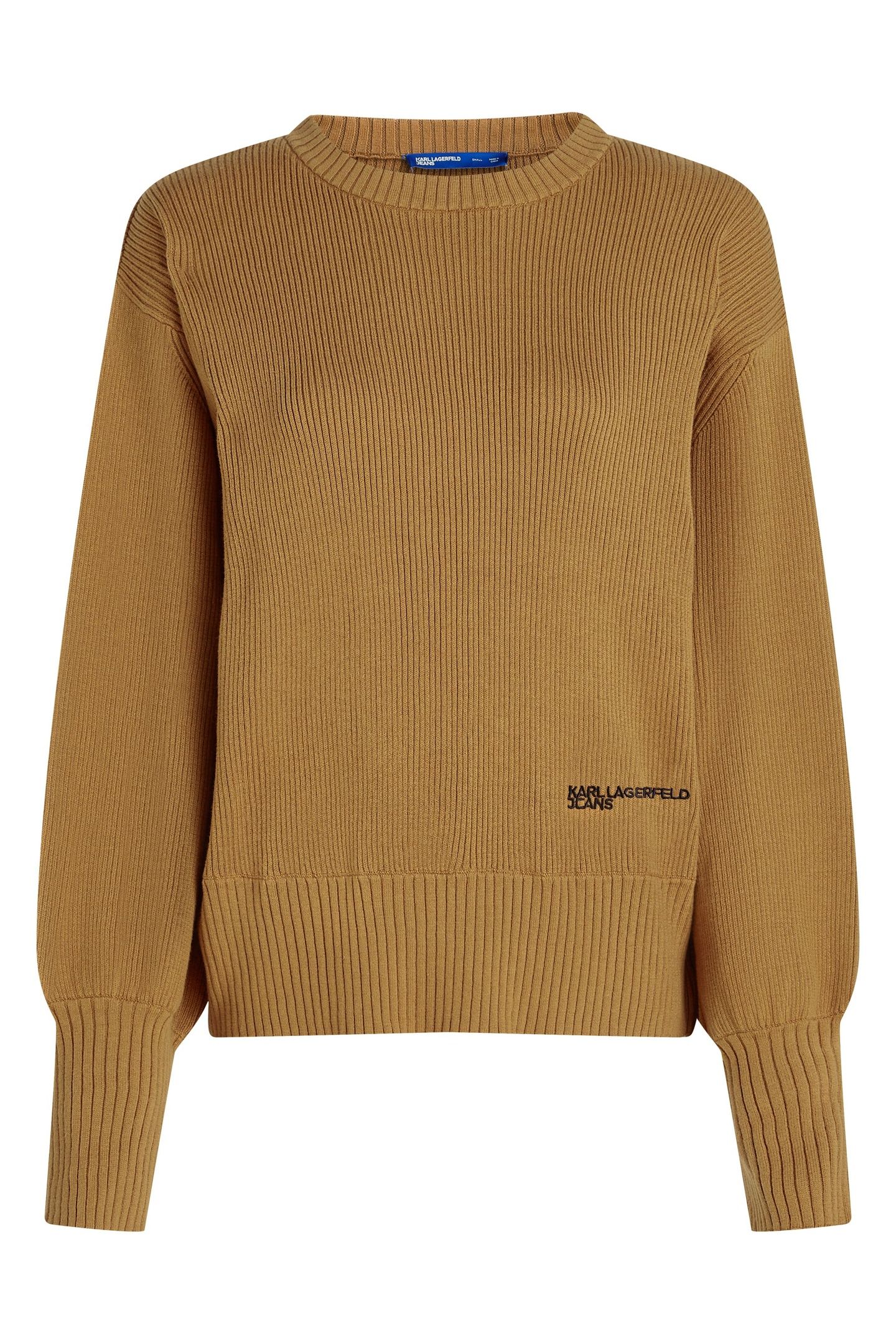KLJ REG BALLOON SLEEVE SWEATER CHIPMUNK 1