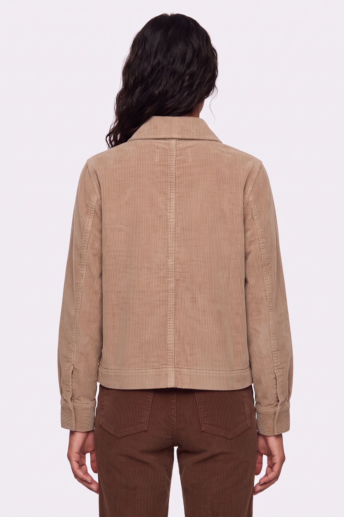 OTA CORD JACKET SILVER MINK 2