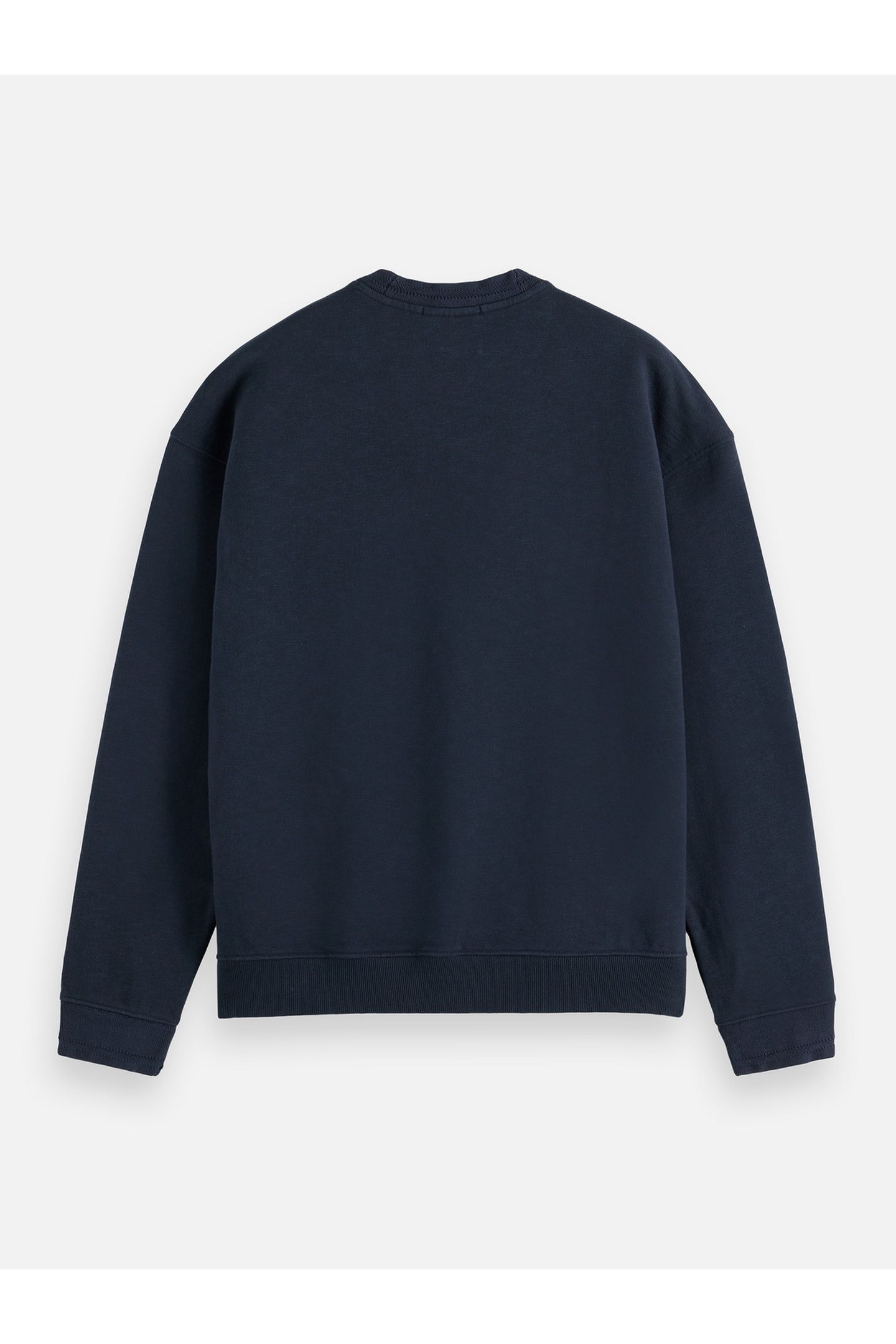CROSS STITCH ARTWORK RELAXED-FIT SWEATSHIRT DARK GREY 2