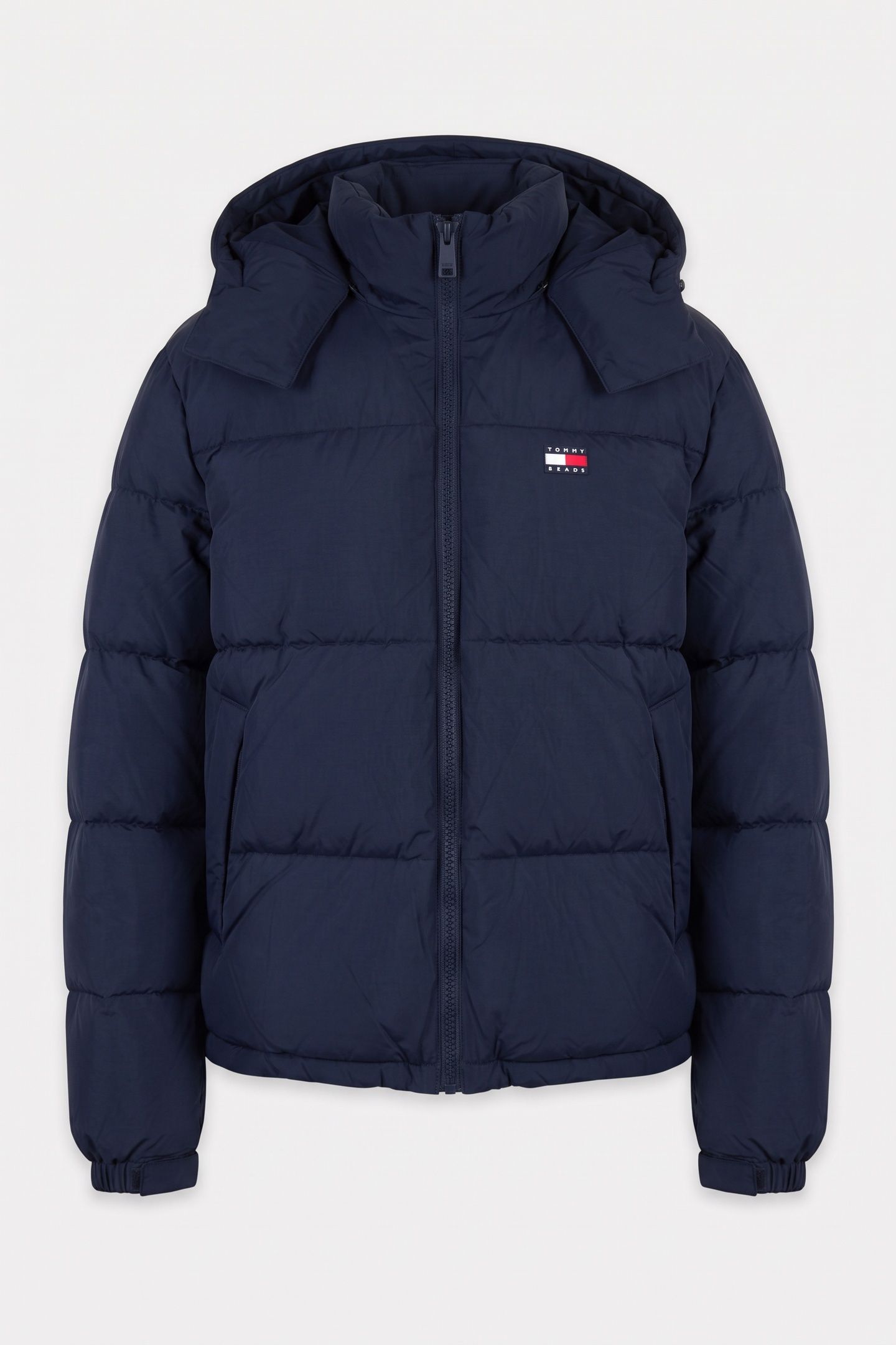TJM HOODED FLAG PUFFER DARK NIGHT NAVY 3
