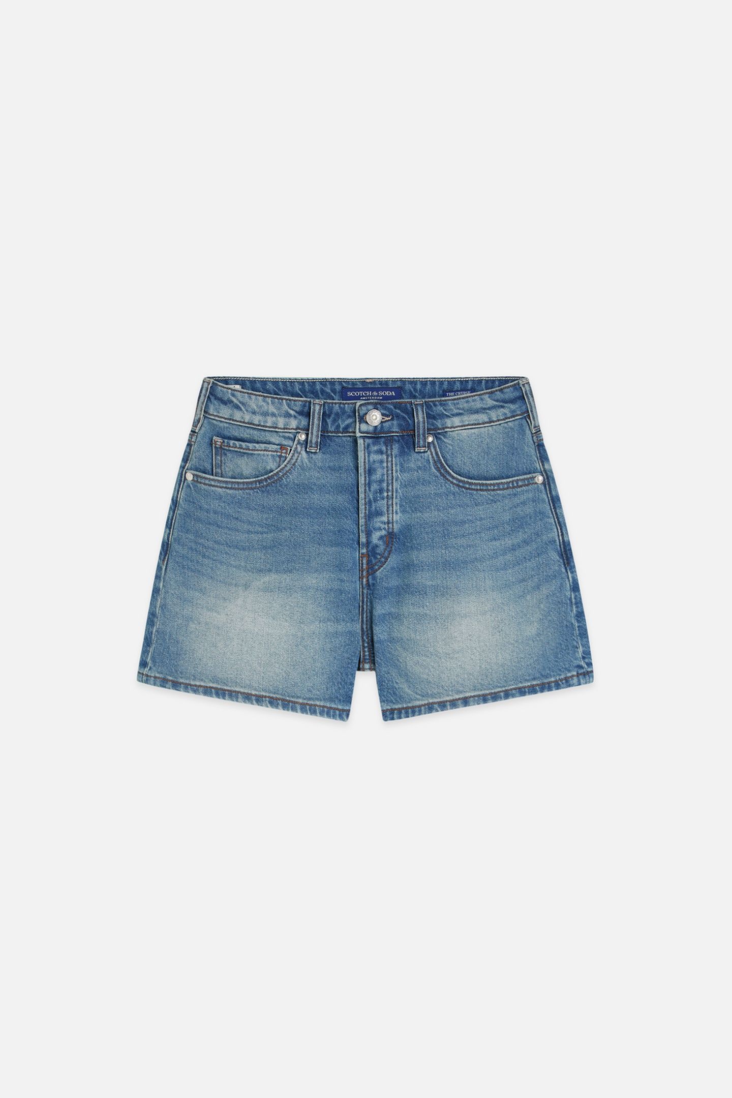 A LINE DENIM SHORT BROKE THE SPOKE 1