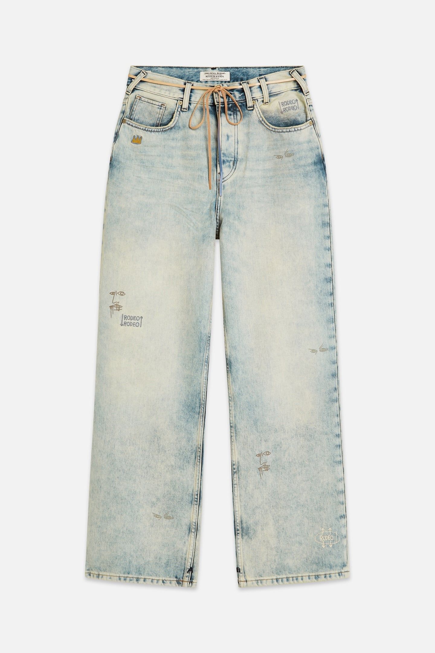 BASQUIAT THE DEEP LOOSE JEANS TEXAS BLUE 1