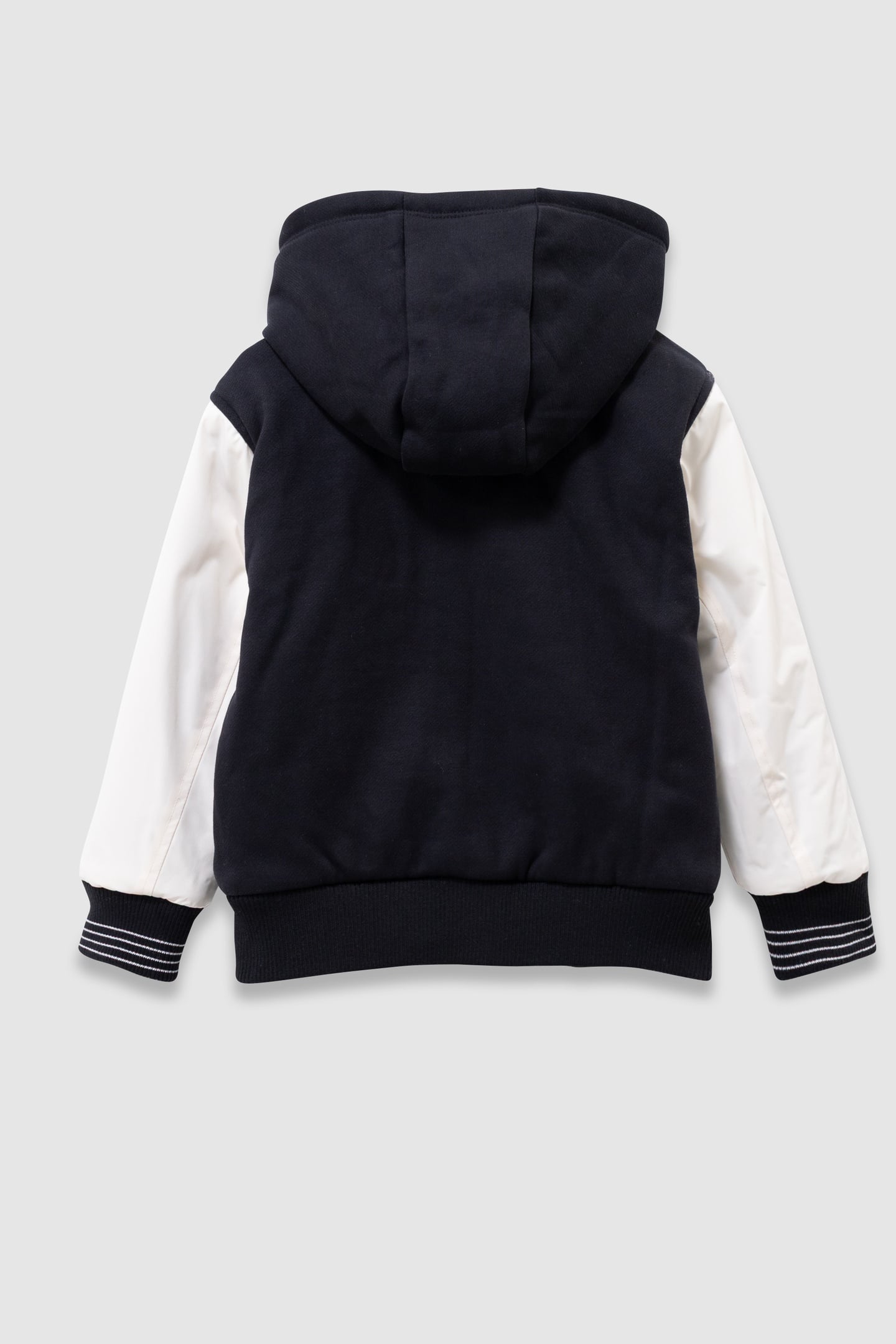 BOYS’ BLACK AND GREY REVERSIBLE VARSITY-STYLE JACKET 3