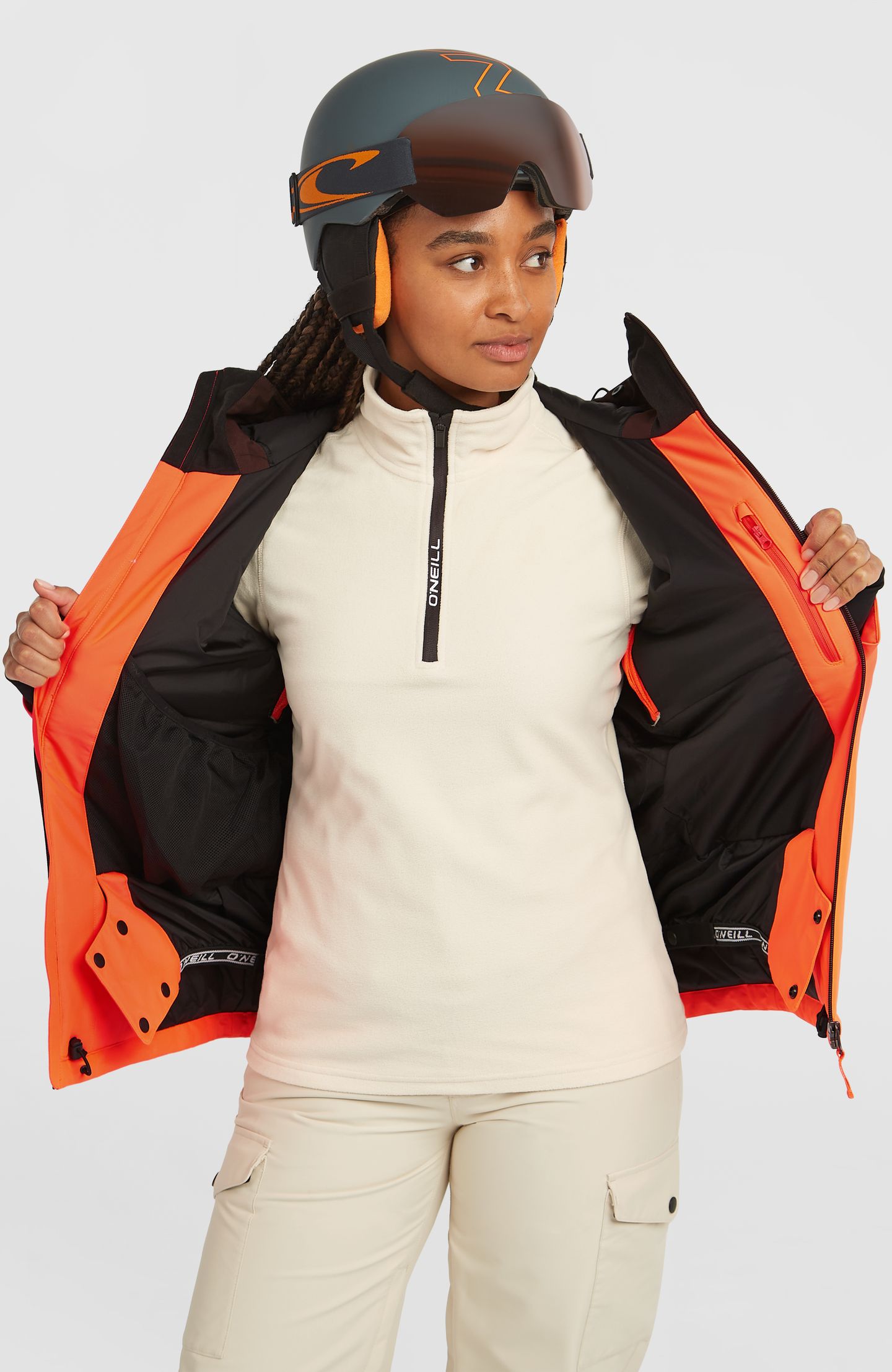FWC'CRUZ TRIPLE SNOW JACKET COFFEE BEAN COLOUR BLOCK 6