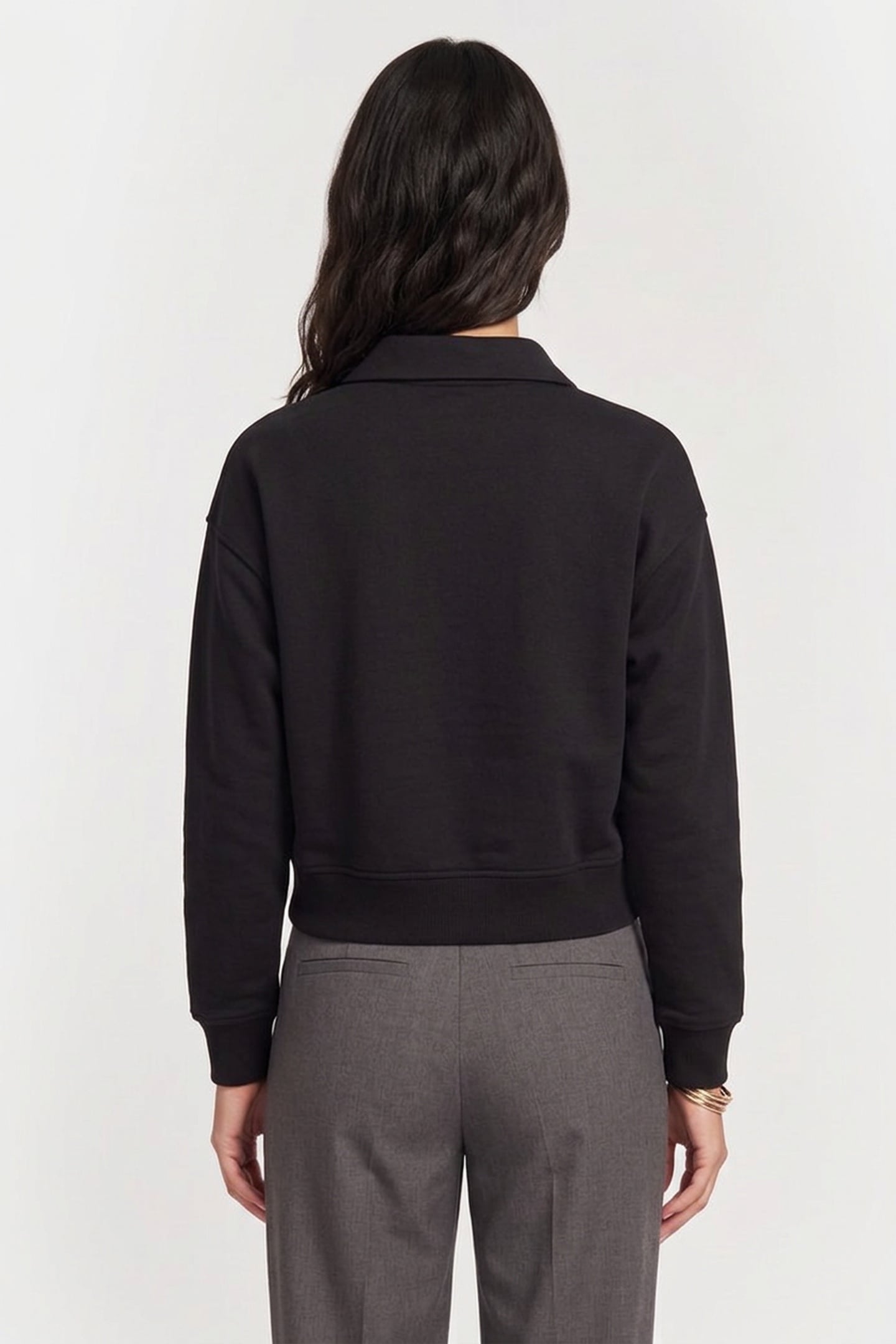 LS FRENCH TERRY GRAPHIC BLACK 2