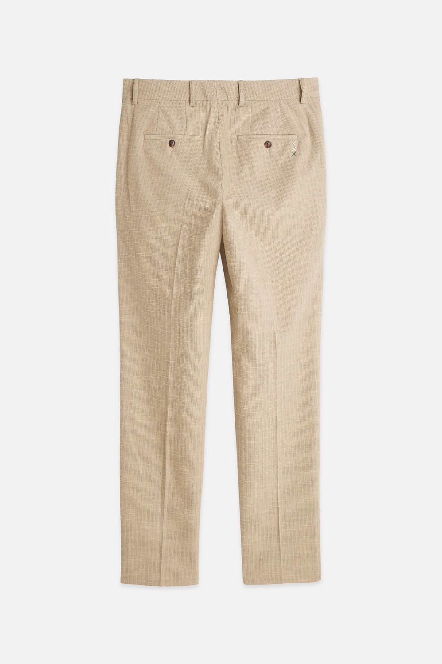 STUART STRUCTURED LINENBLEND REGULAR SLIMFIT CHINO MEDIUM BE 5