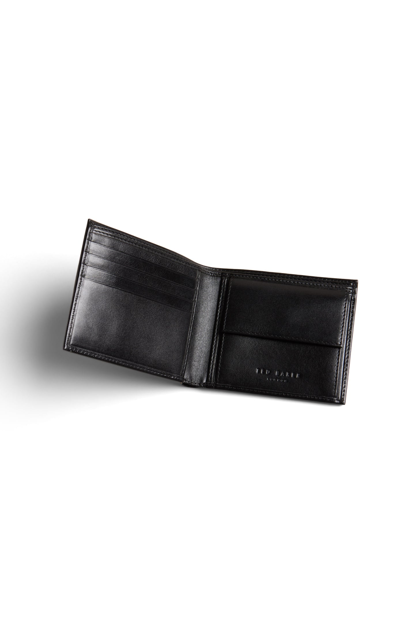 MXW PRUGS EMBOSSED CORNER LEATHER BIFOLD BLACK 3