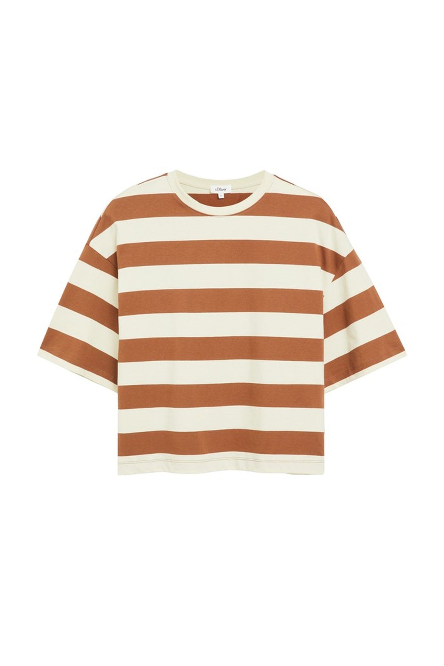 S.OLIVER T-SHIRTS BROWN 4