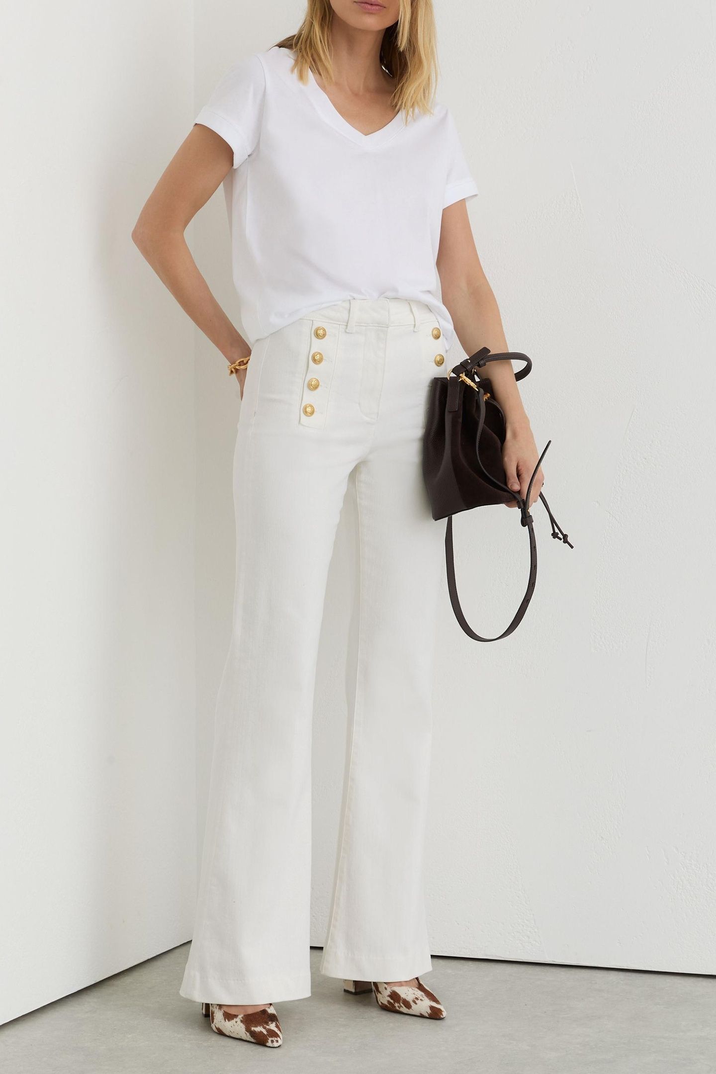 FLARE JEAN WHITE 4