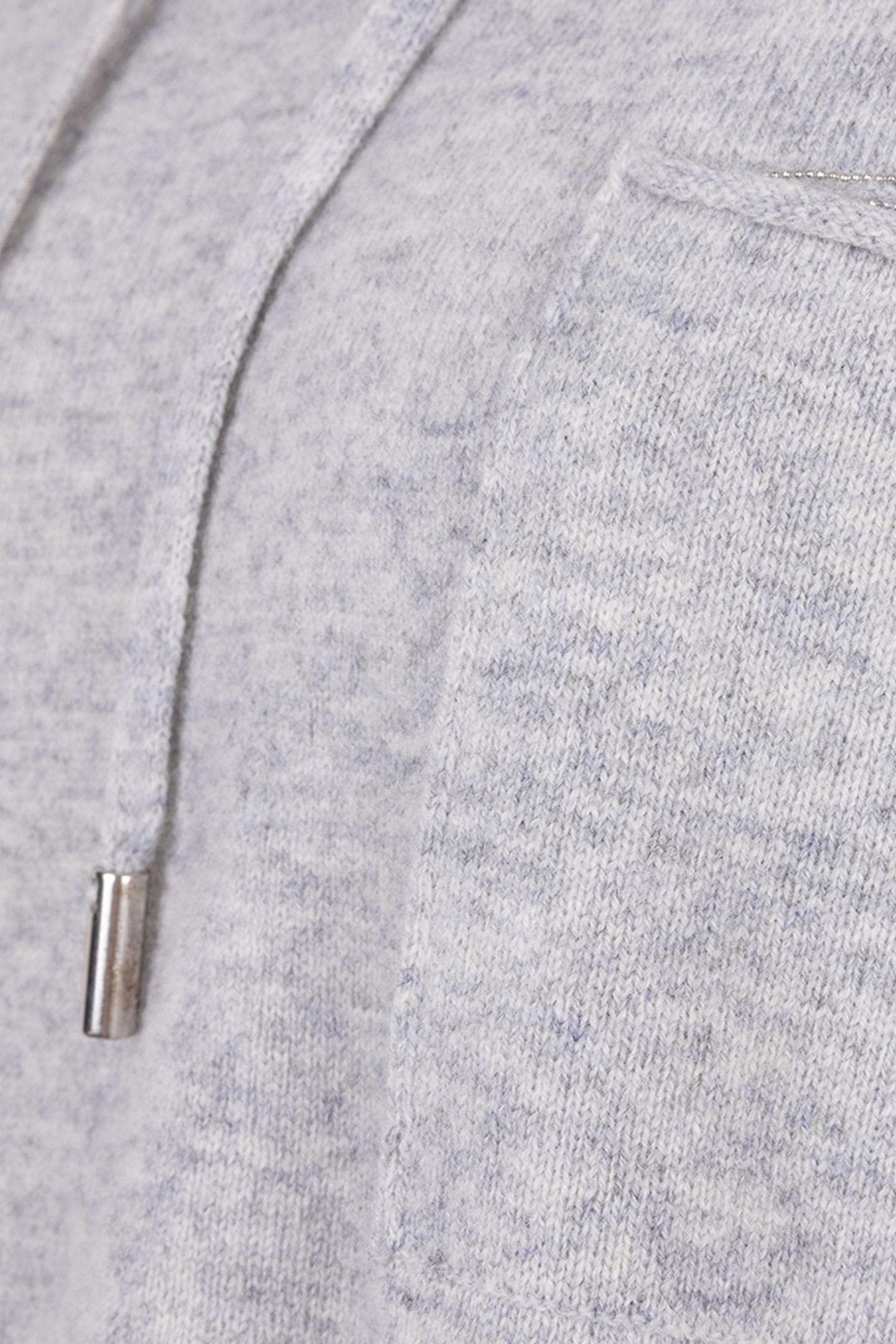 SWEATER HOODIE CHEST POCKET LIGHT GREY MELANGE 6