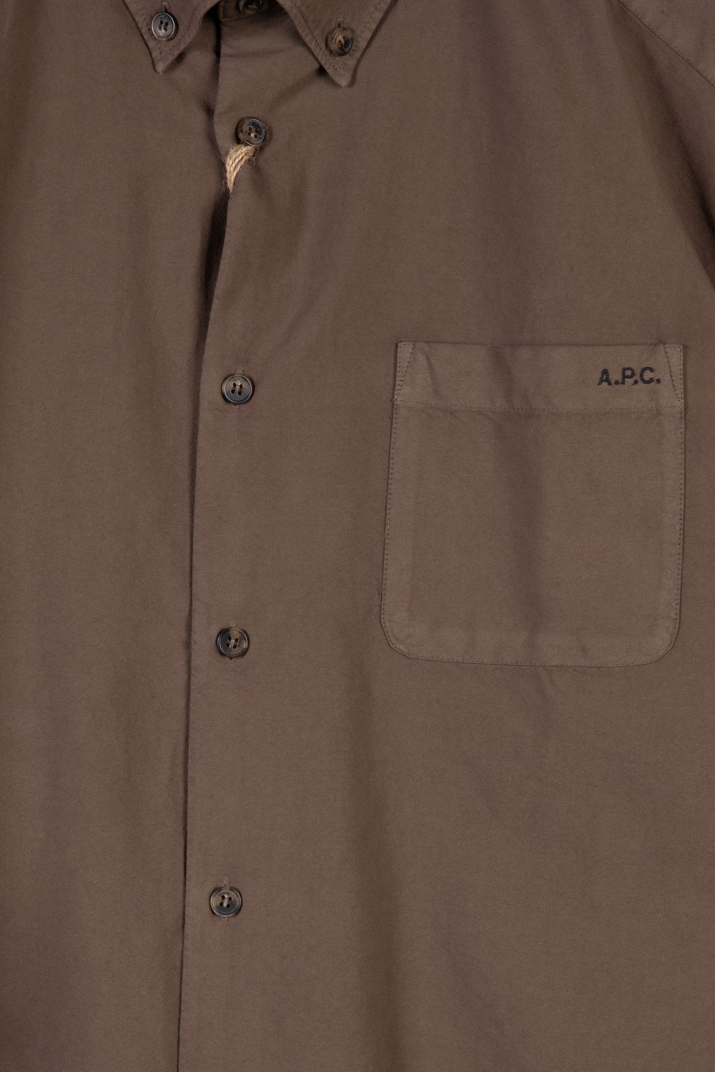 UNISEX SHIRT MATEO LOGO BROWN 7