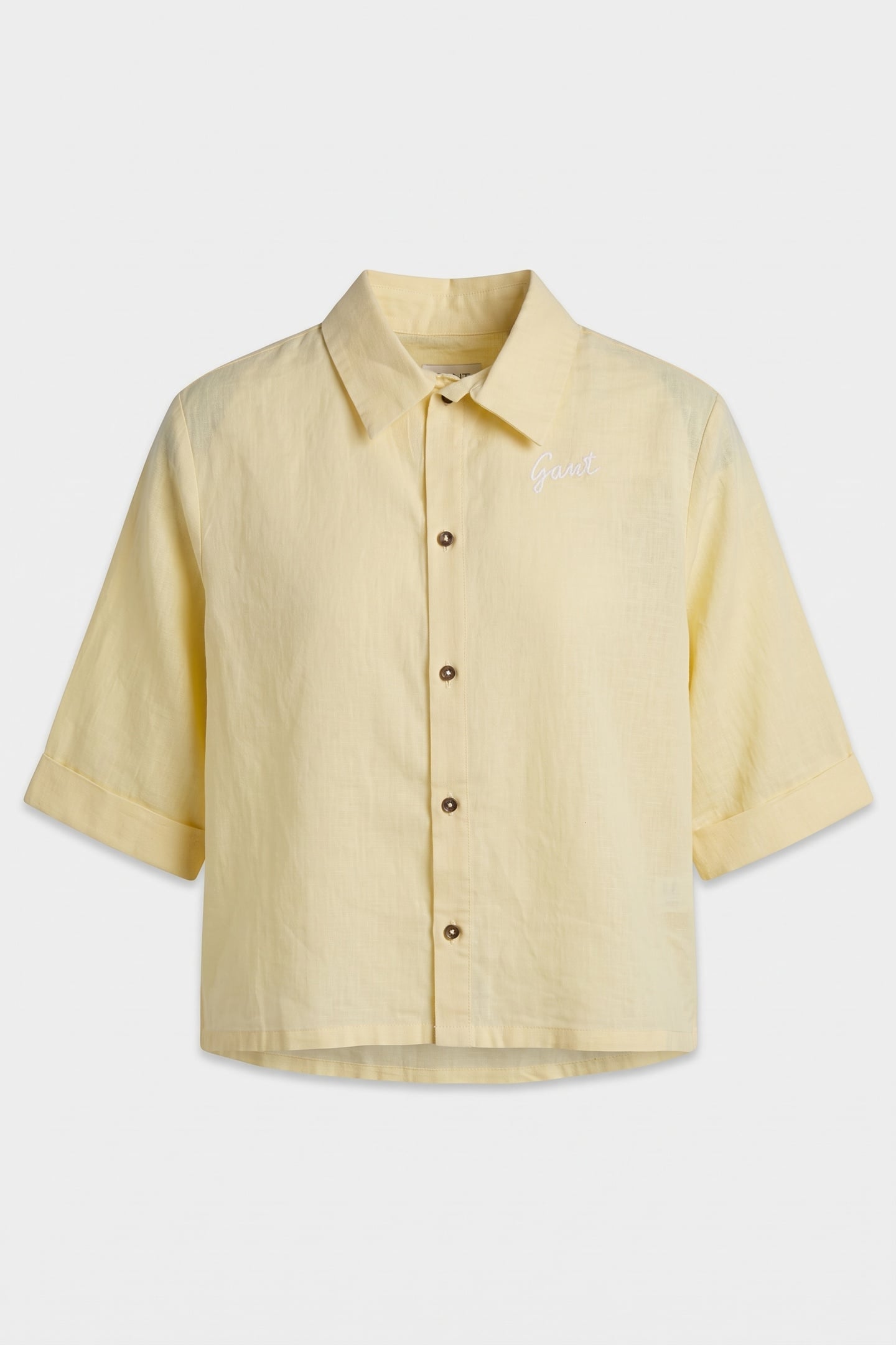 TEEN GIRLS RELAXED OVERSHIRT VANILLA YELLOW 2