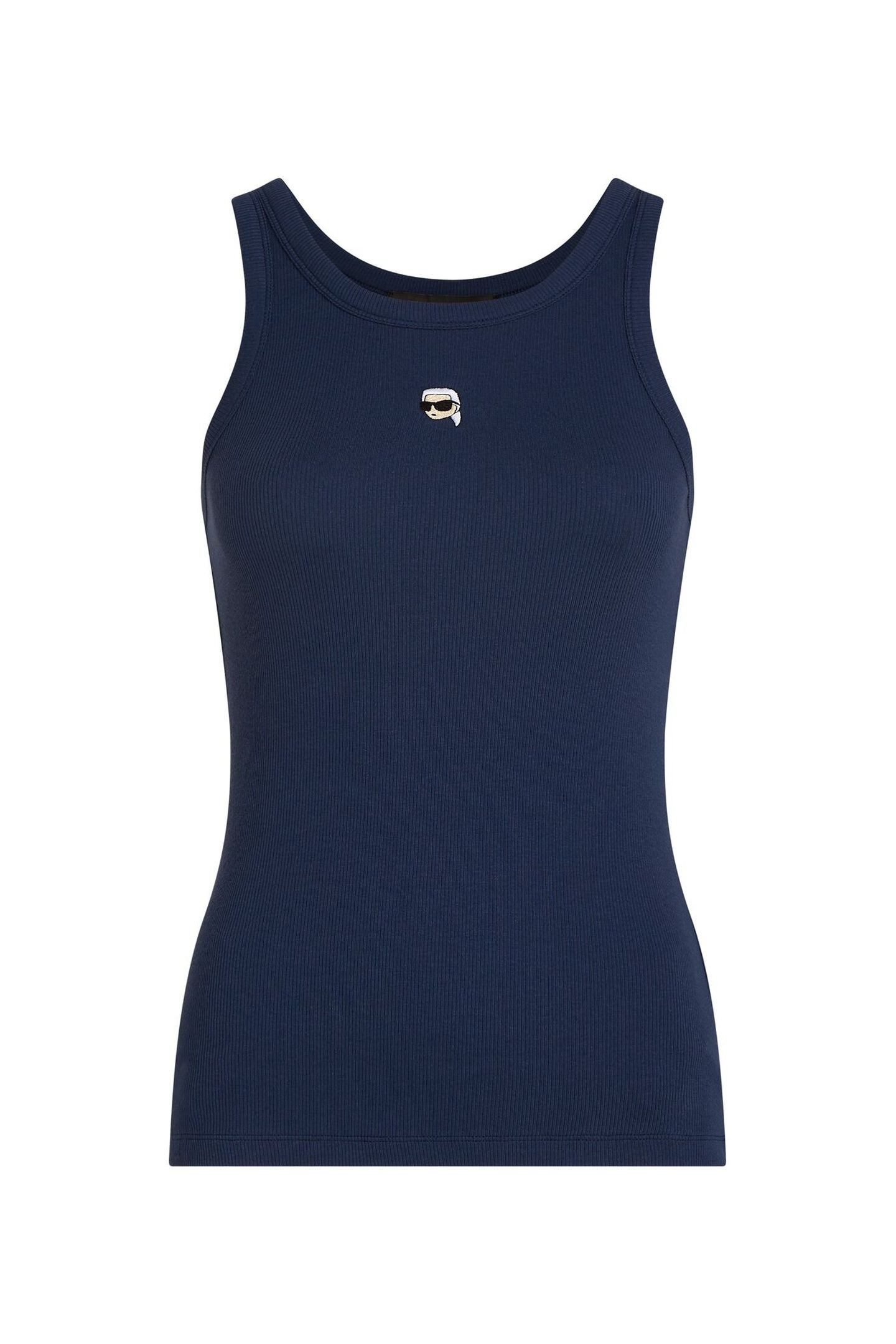 IKON RIBBED TANK TOP MEDIEVAL BLUE 4