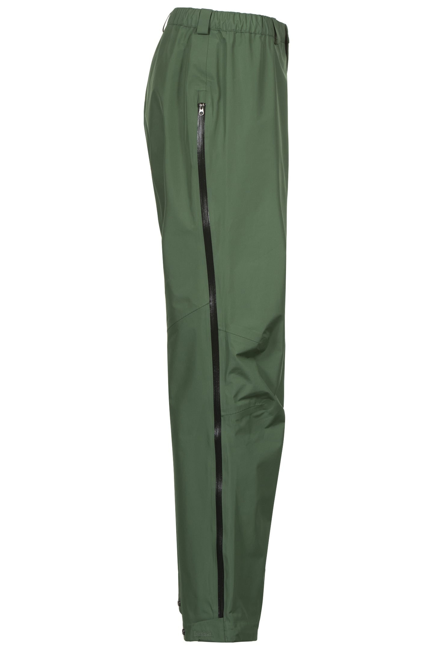VANDRE LIGHT 3L SHELL ZIPPED PANTS DARK JADE GREEN 4