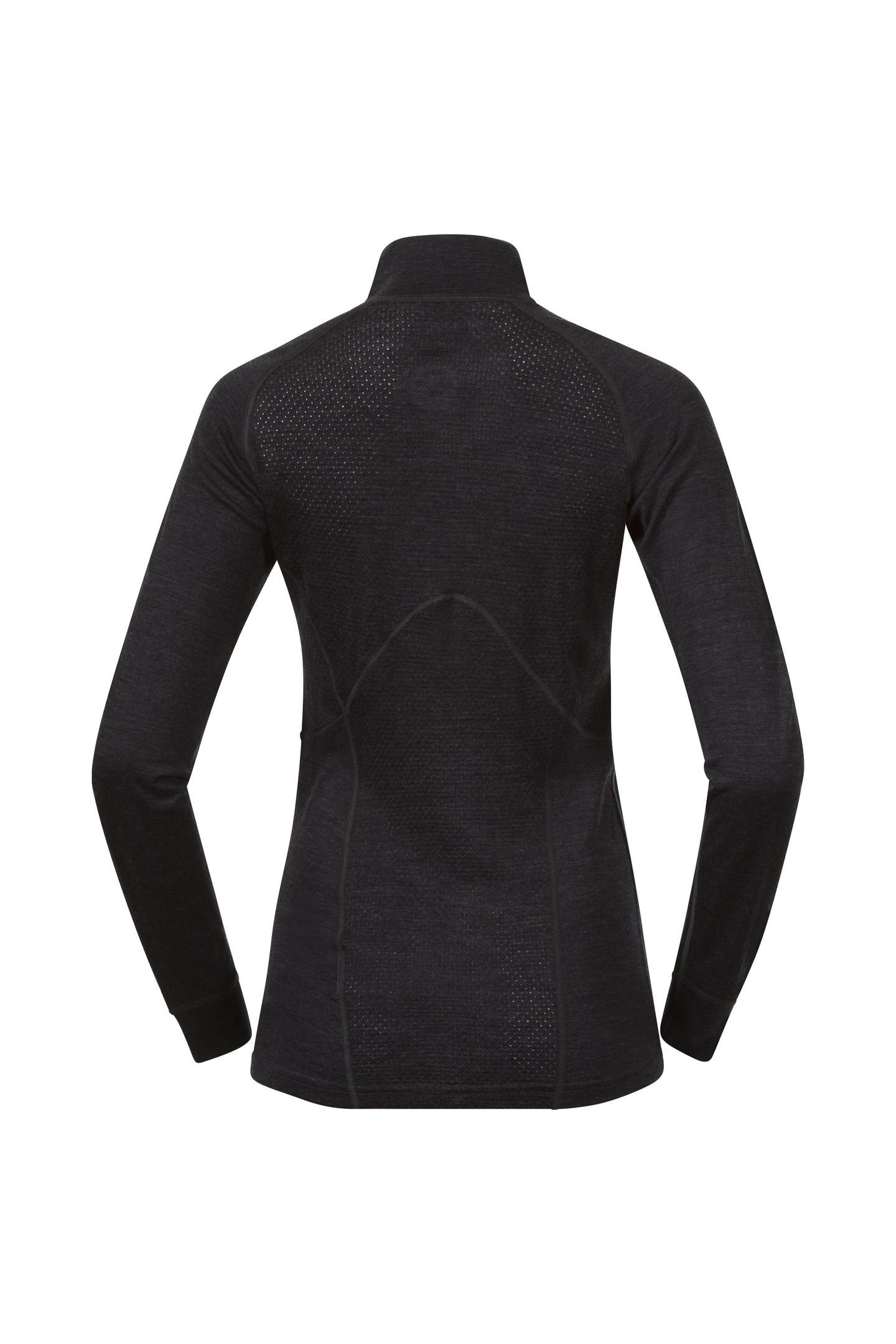INNER:PURE W HALF ZIP SOLID CHARCOAL 5
