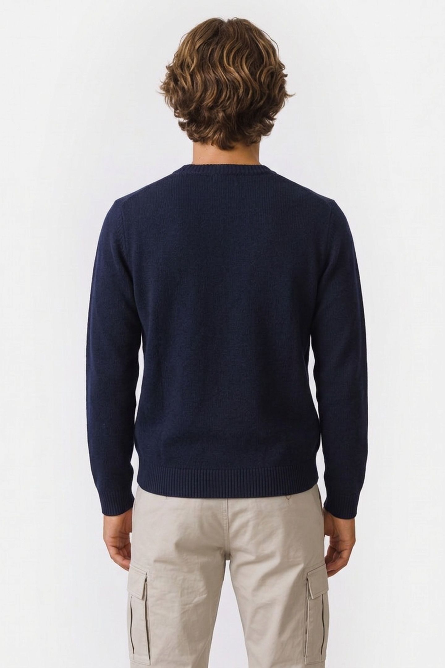 UNISEX SWEATER CREW NECK DARK NAVY 3
