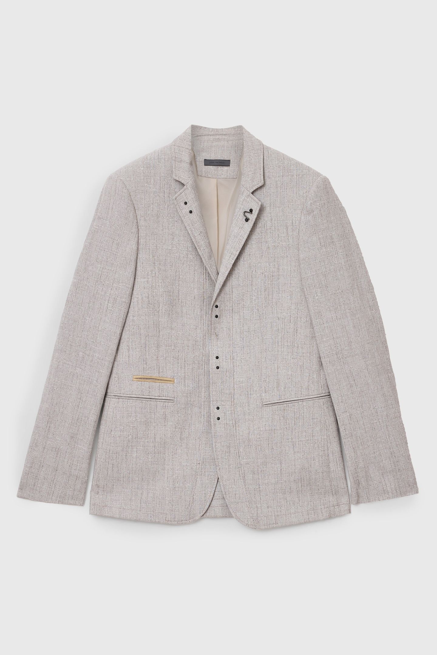 WALLACE JACKET - SLIM FIT NOTCH LAPEL MUSHROOM 2