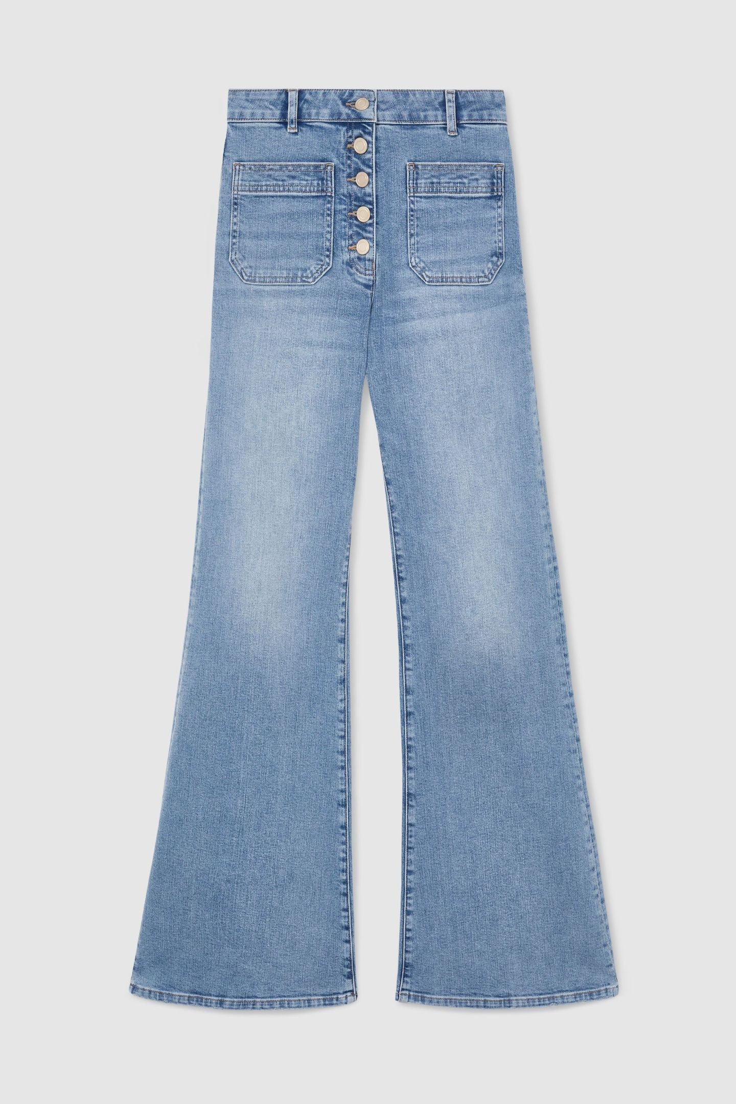 FLARE LEG JEAN LIGHT BLUE 5