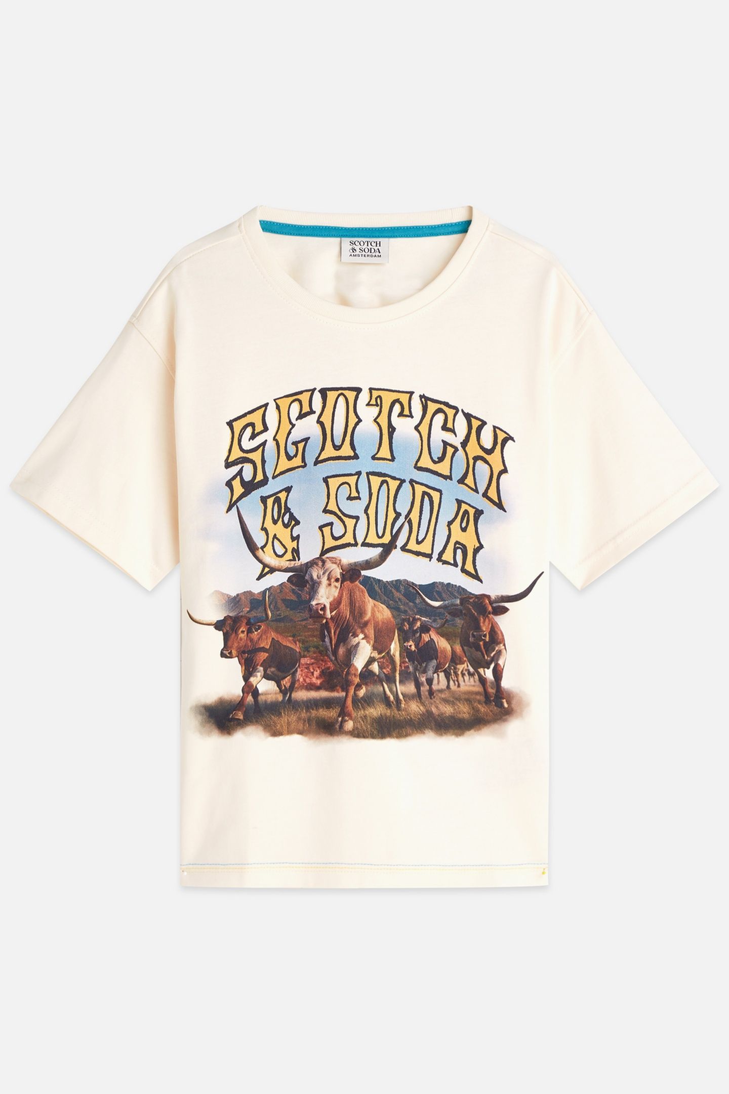 BOYS FRONT ARTWORK RELAXEDFIT TSHIRT LIGHT BEIGE 1
