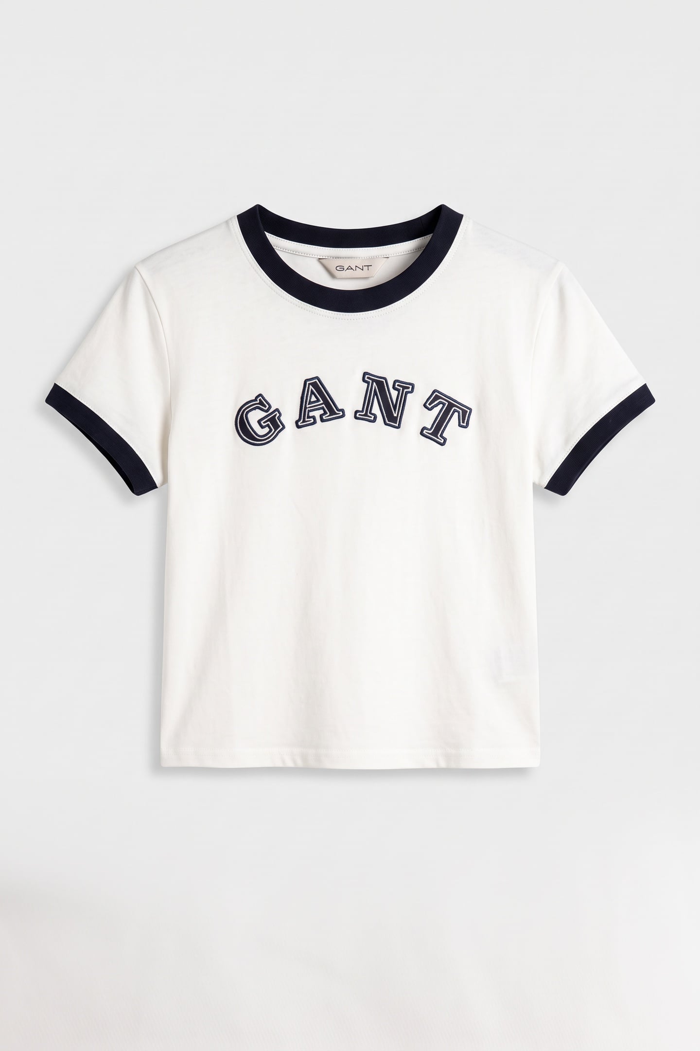 TEEN GIRLS COLLEGIATE BOXY TEE WHITE 2