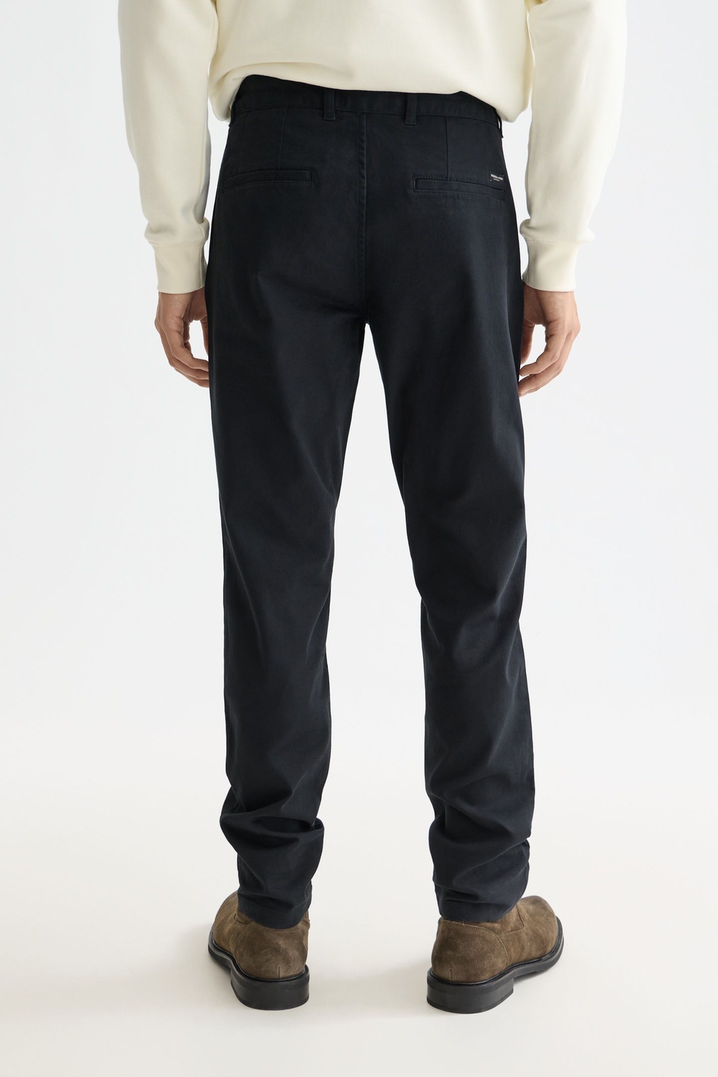 MOTT COTTON-BLEND TWILL CHINO BLACK 2