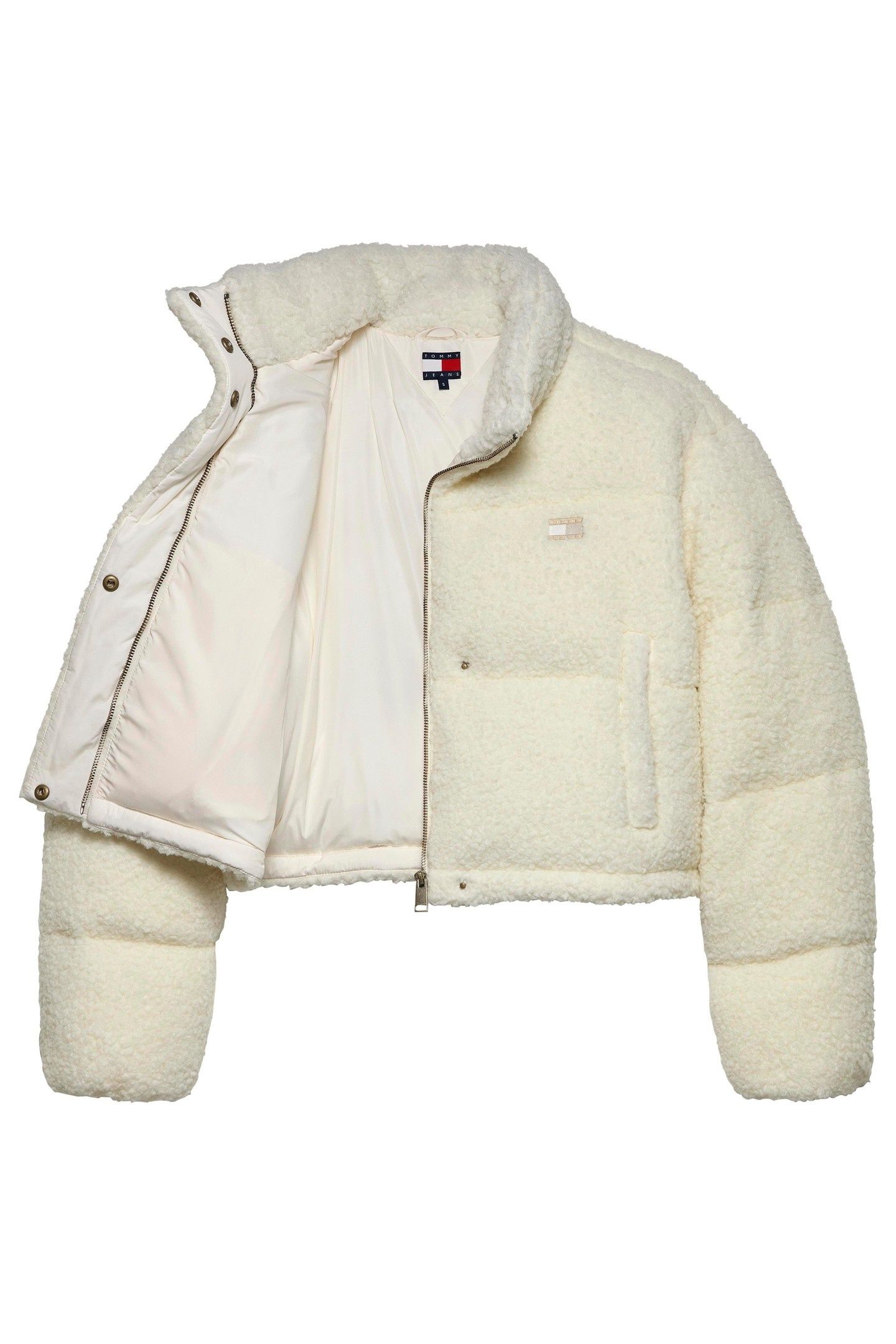 TJW WOOL BOUCLE PUFFER ANCIENT WHITE 2