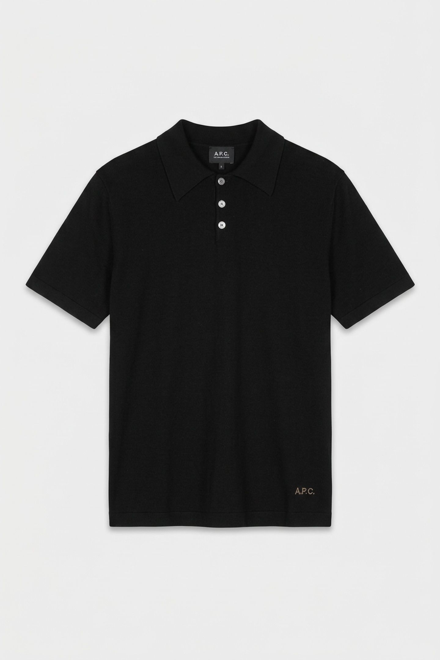 UNISEX POLO BLACK 4