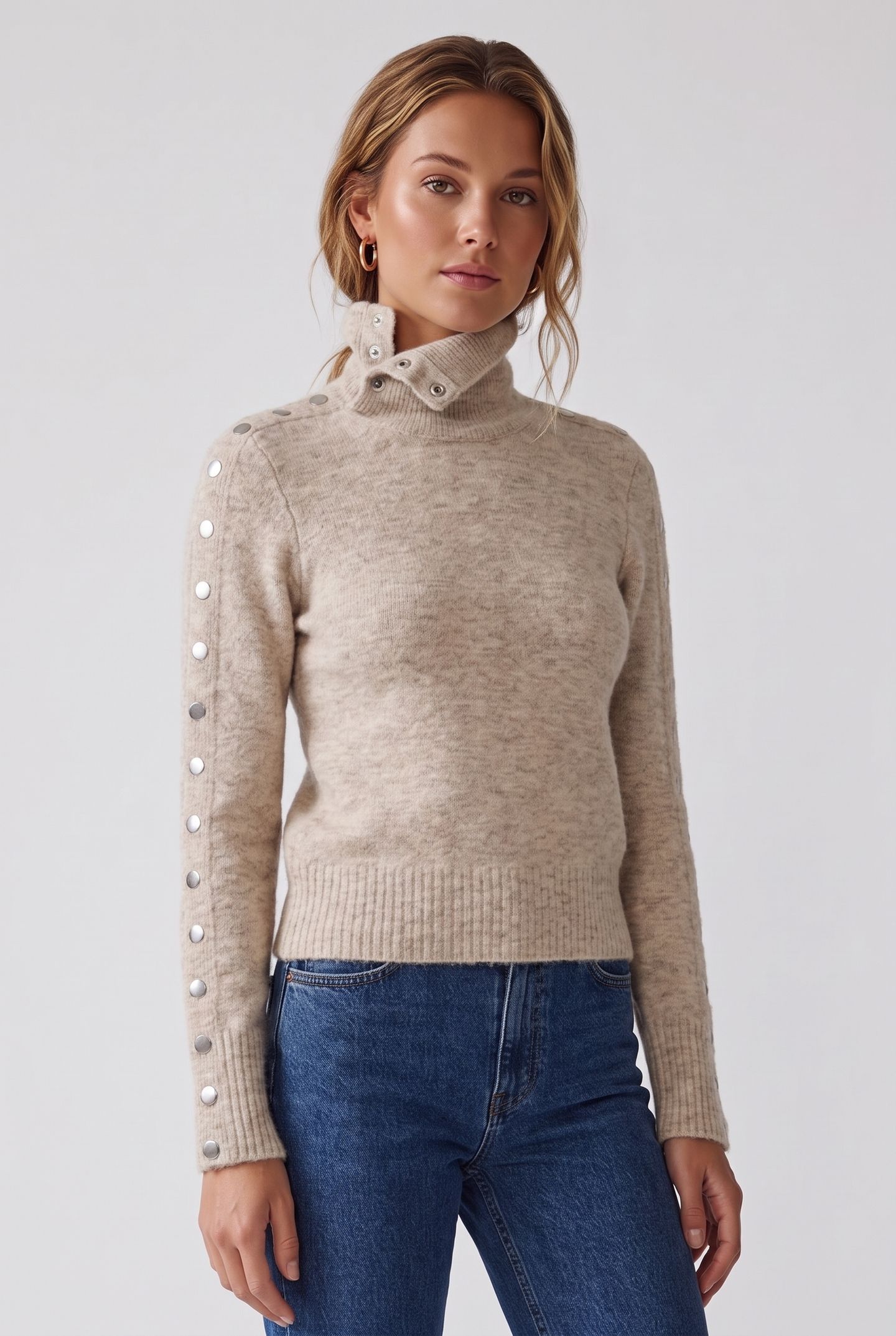 MALO SWEATER BEIGE 1