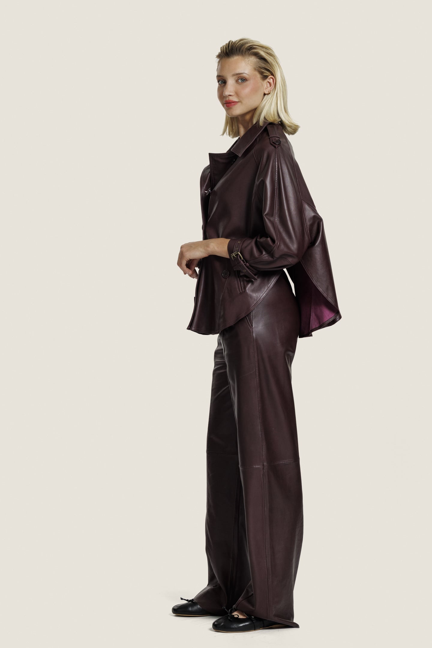 LUCCA TROUSER BURGUNDY 5