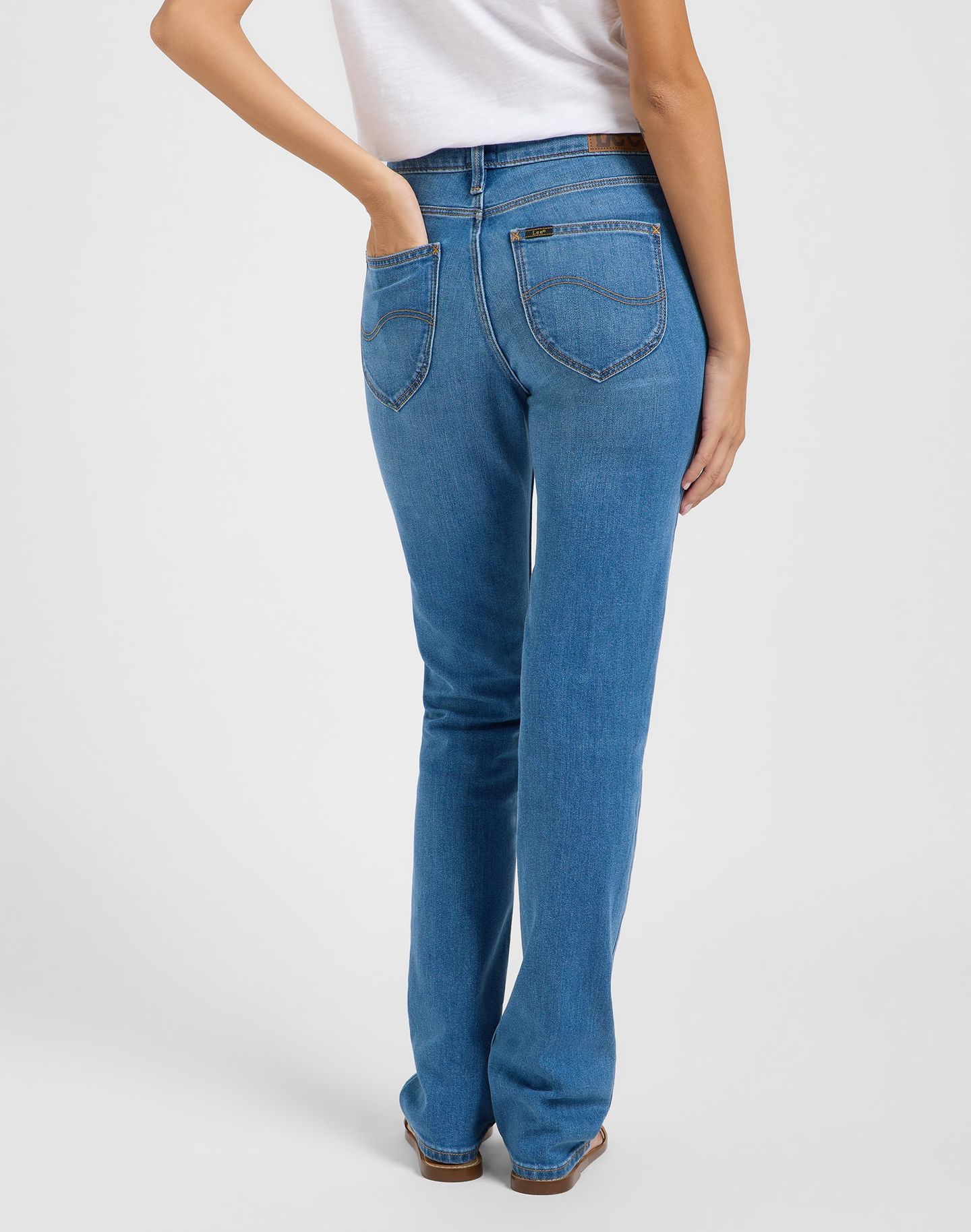MARION STRAIGHT DARK CURRENTS STRAIGHT JEANS DENIM BLUE 3