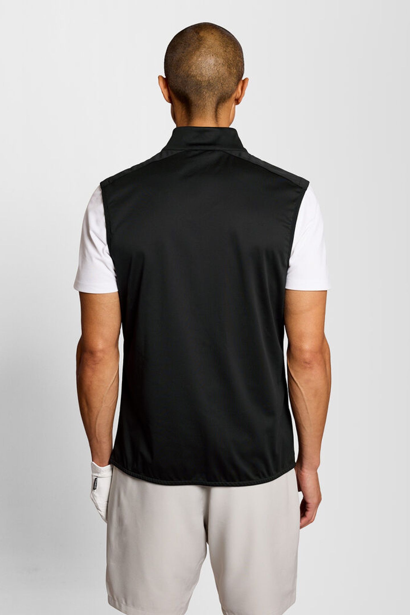 GOLF HALF ZIP WINDJAMMER GILET JET BLACK 2