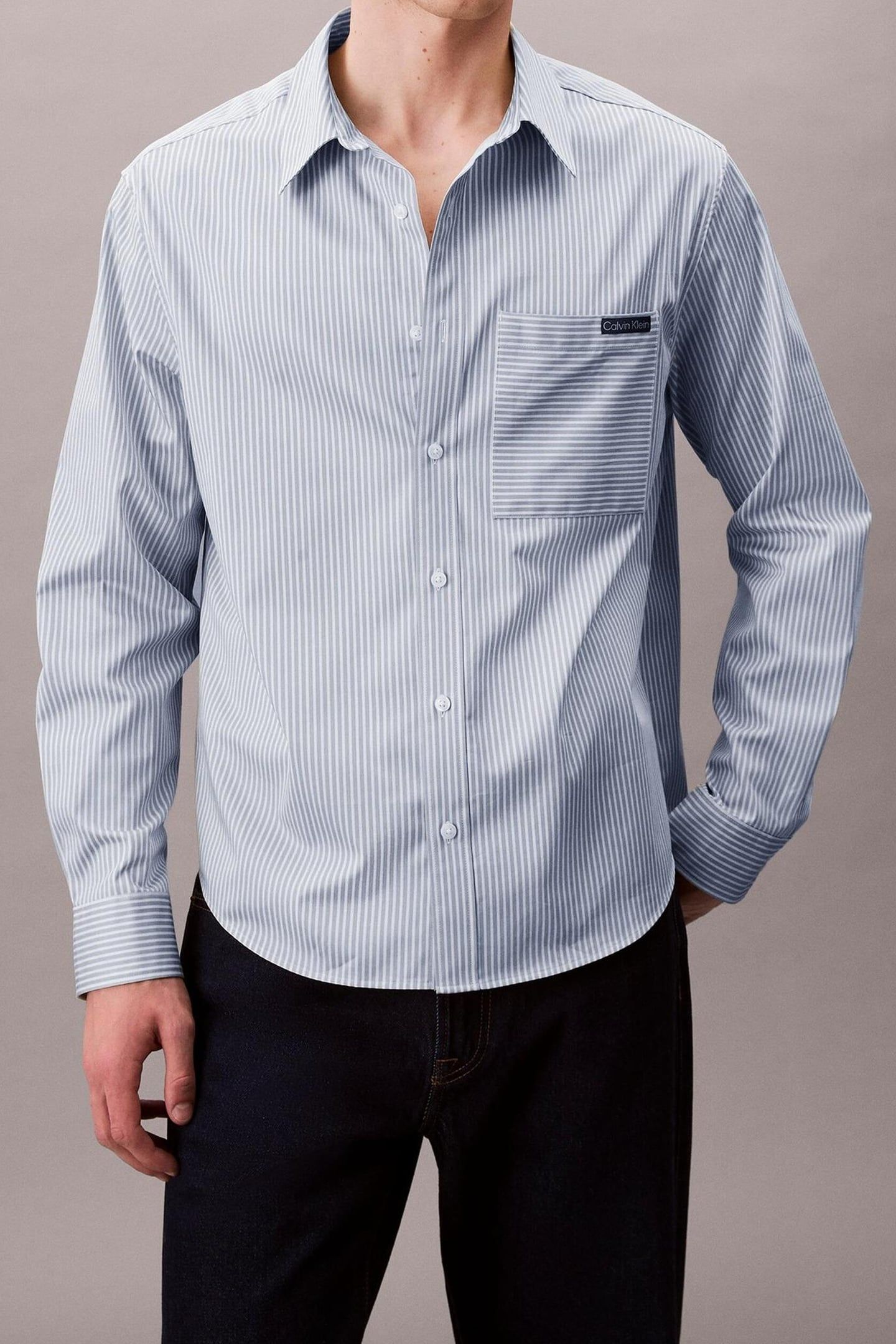 LS YD COTTON SATIN SHIRT BRILLIANT WHITE 3