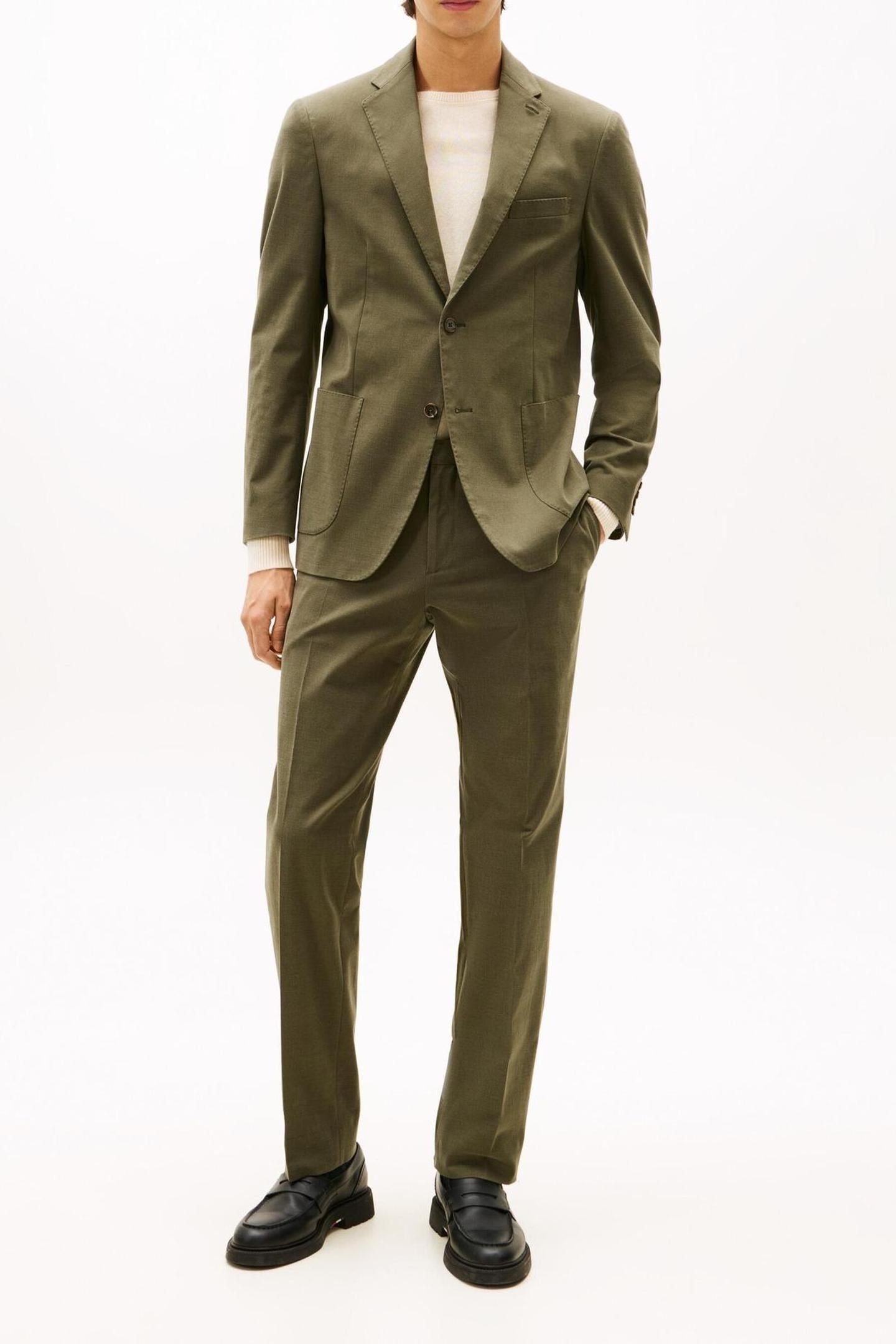 FINEST CHINO STRETCH BLAZER GREEN 2