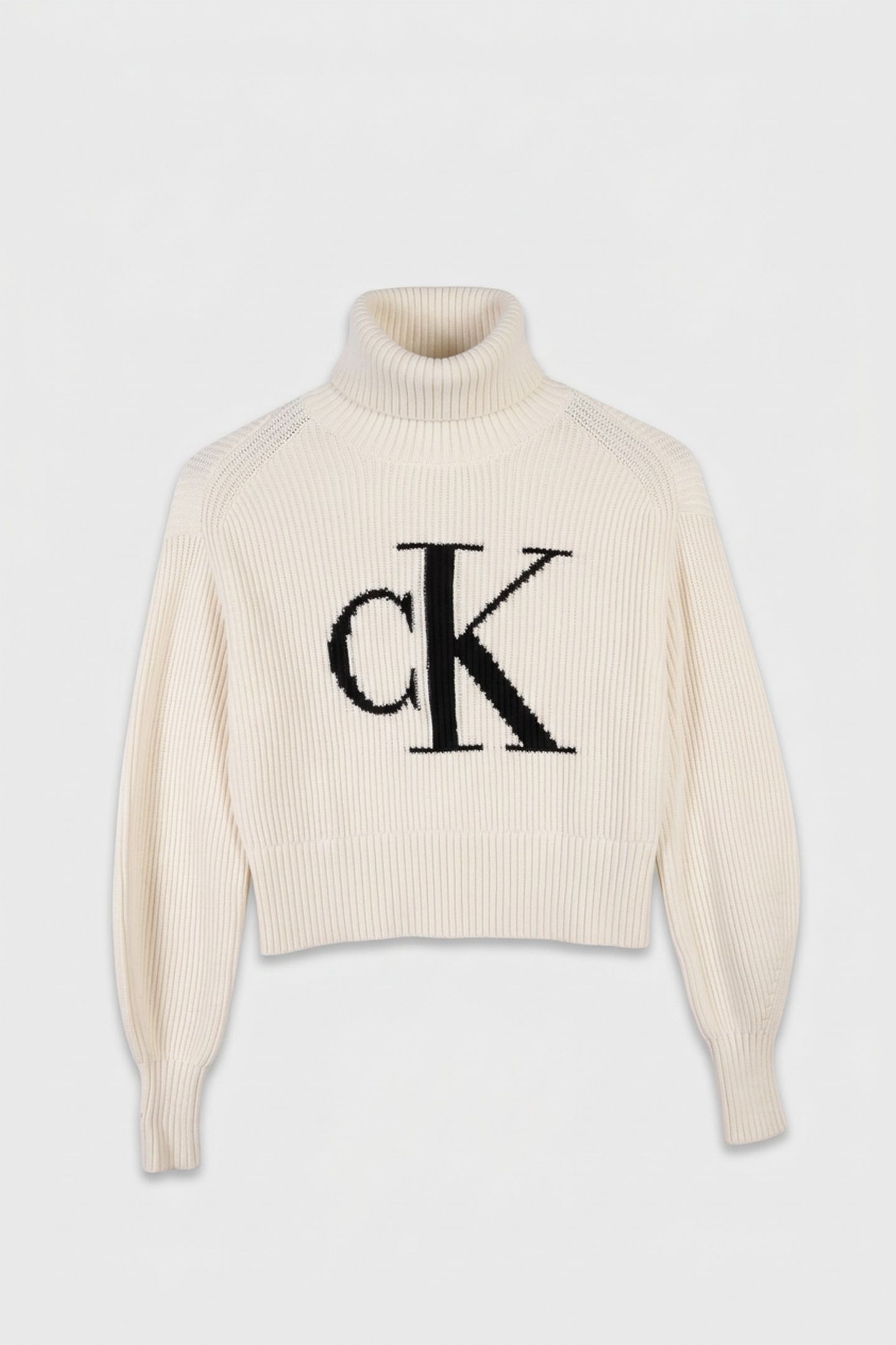 BLOWN UP LOOSE SWEATER IVORY 3