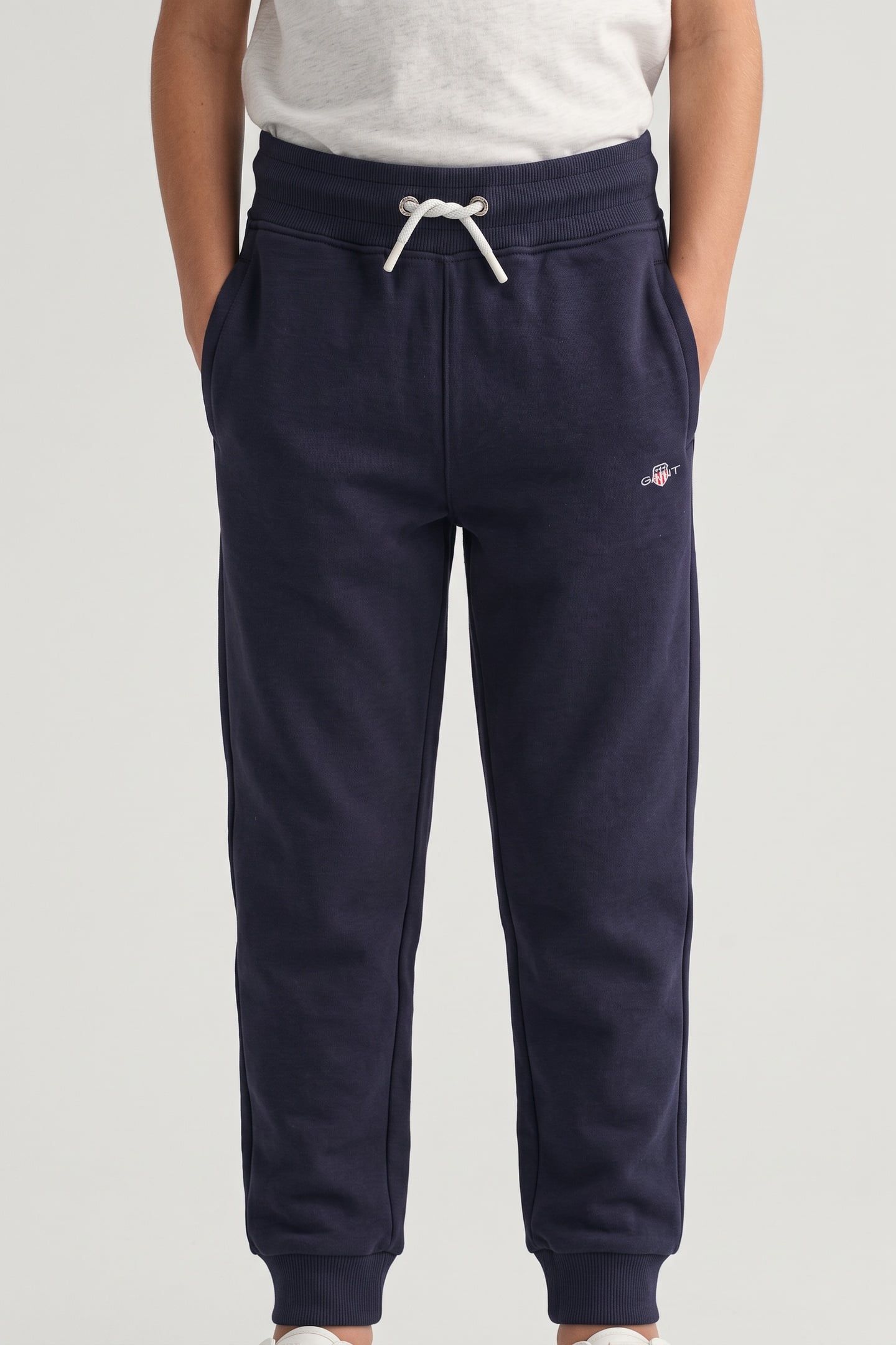 KIDS UNISEX SHIELD SWEATPANTS EVENING BLUE 1