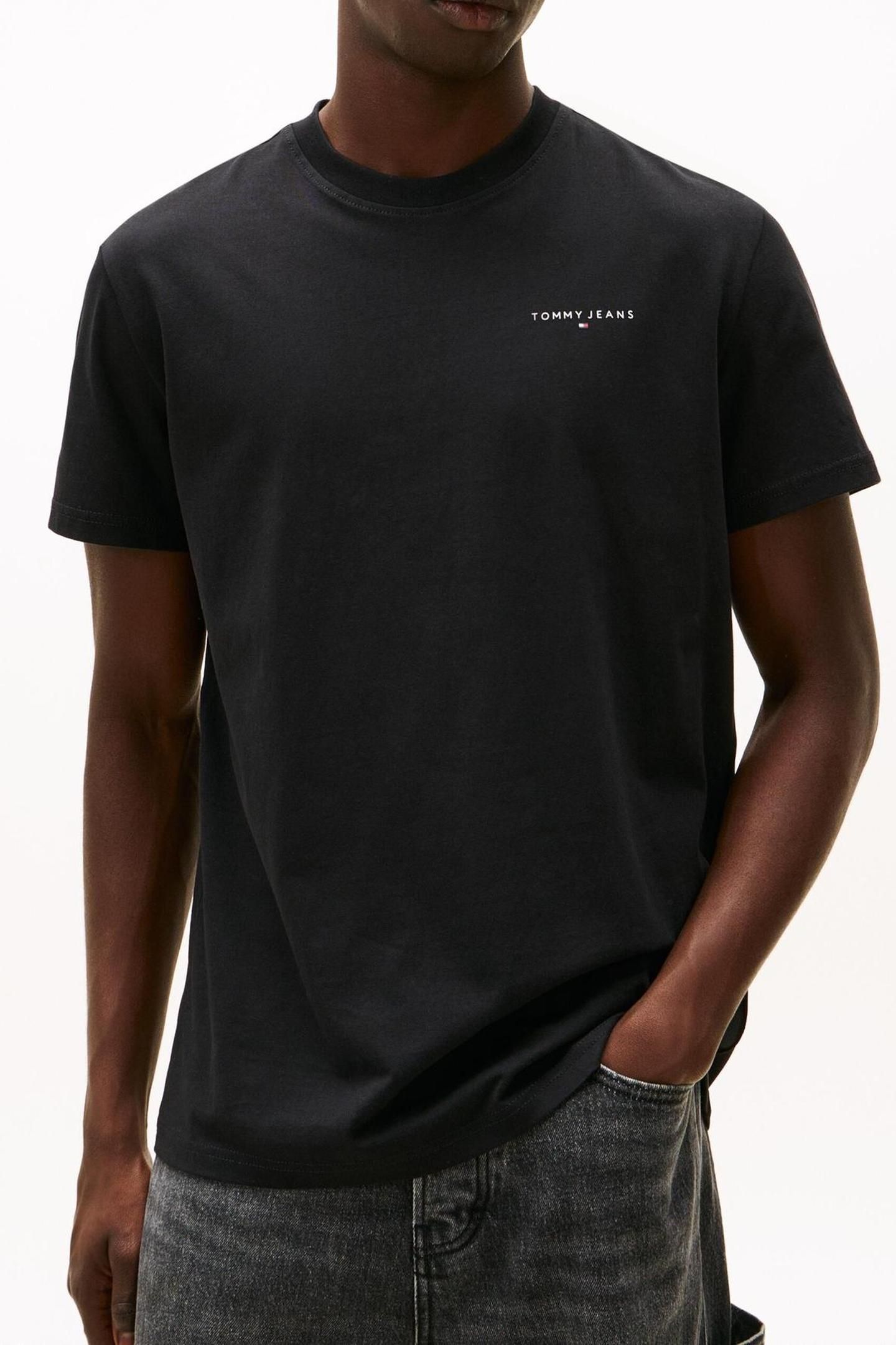 TJM SLIM LINEAR SS TEE ECRU/BLACK 7