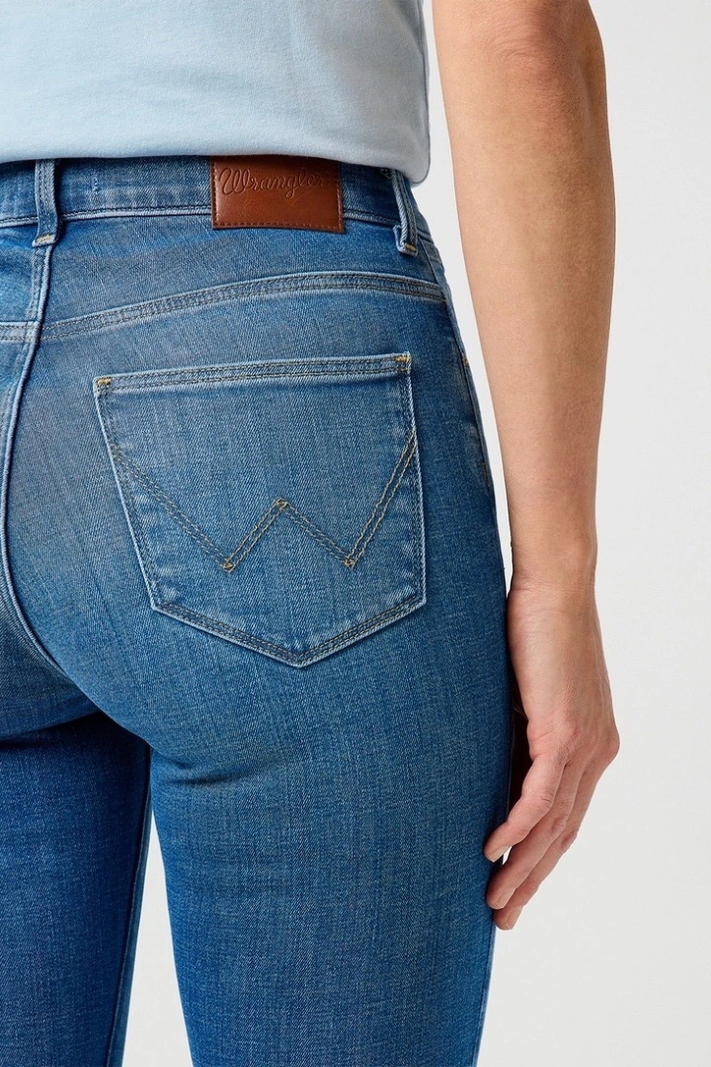SLIM WHISPERING WAVES JEANS DENIM BLUE 4