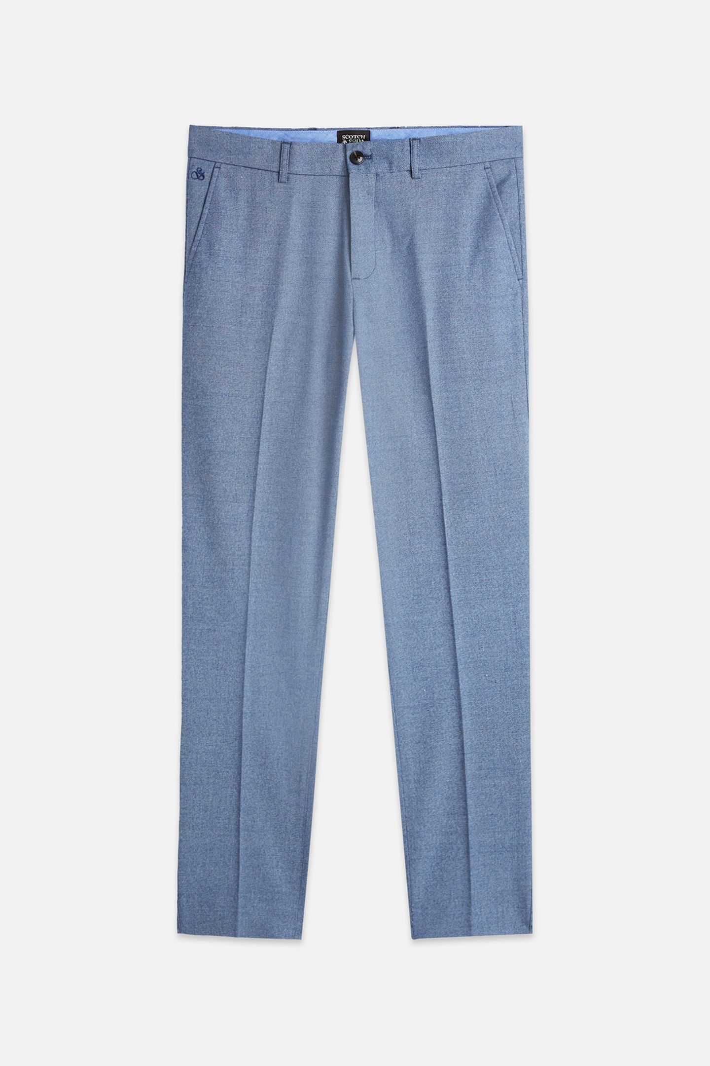 MOTT STRUCTURED WEAVE TAILORED CHINO NAVY 1