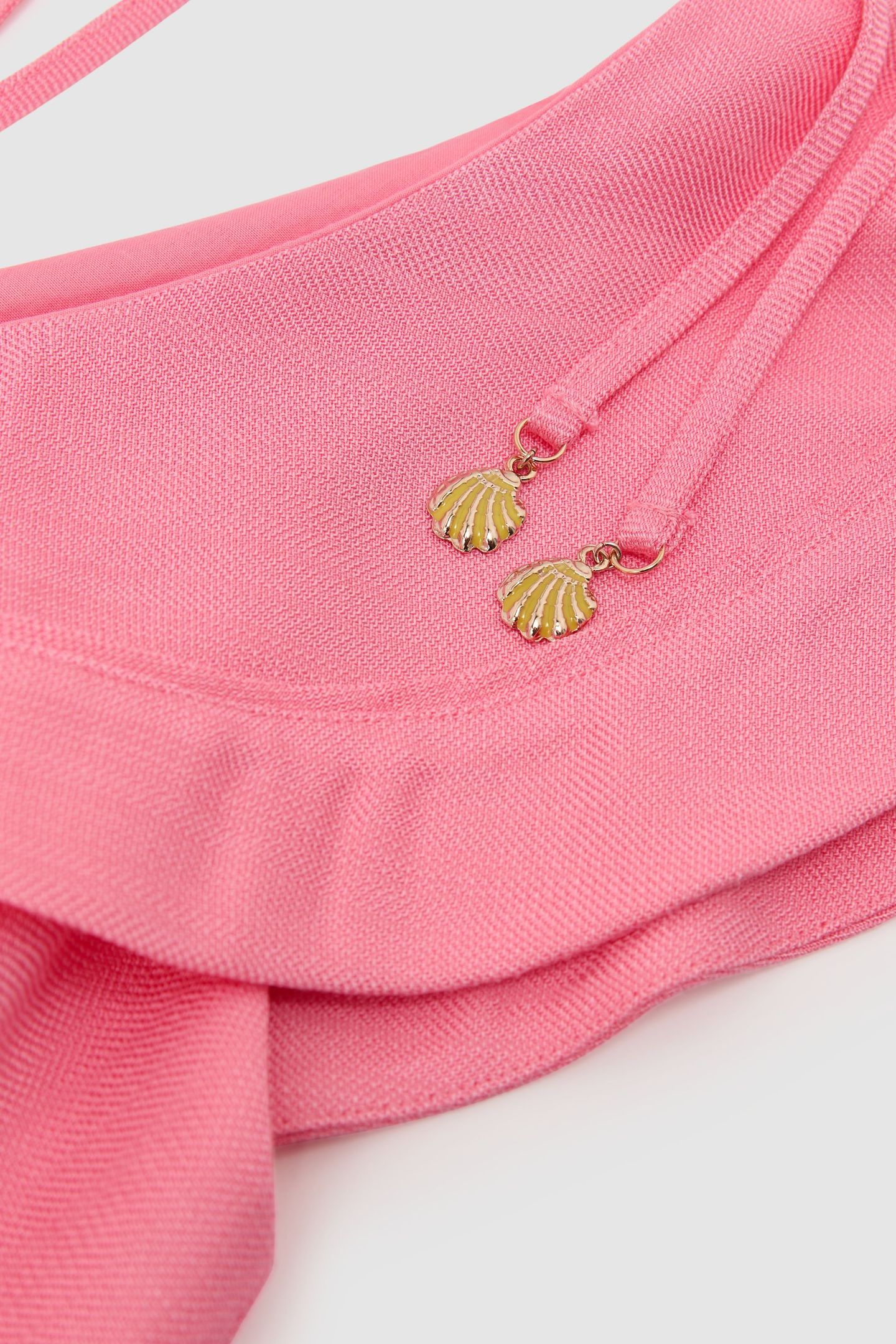 RUFFLE SLEEVE MIDI DRESS PINK 6