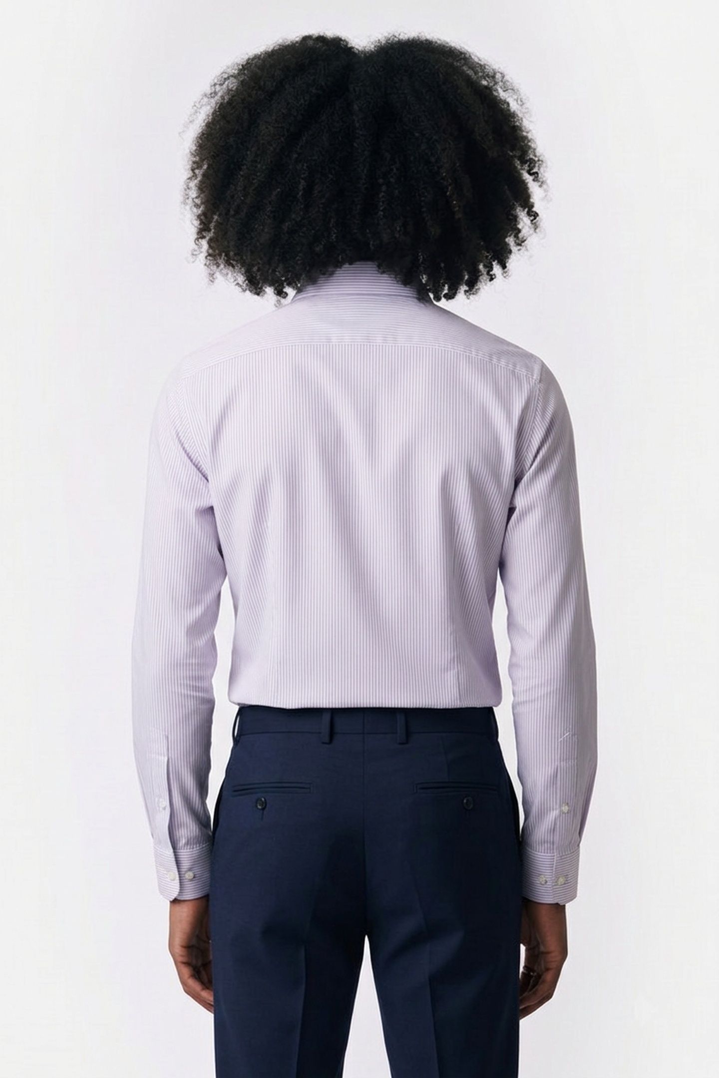 SLIM MID TWILL SHIRT NAVY 2