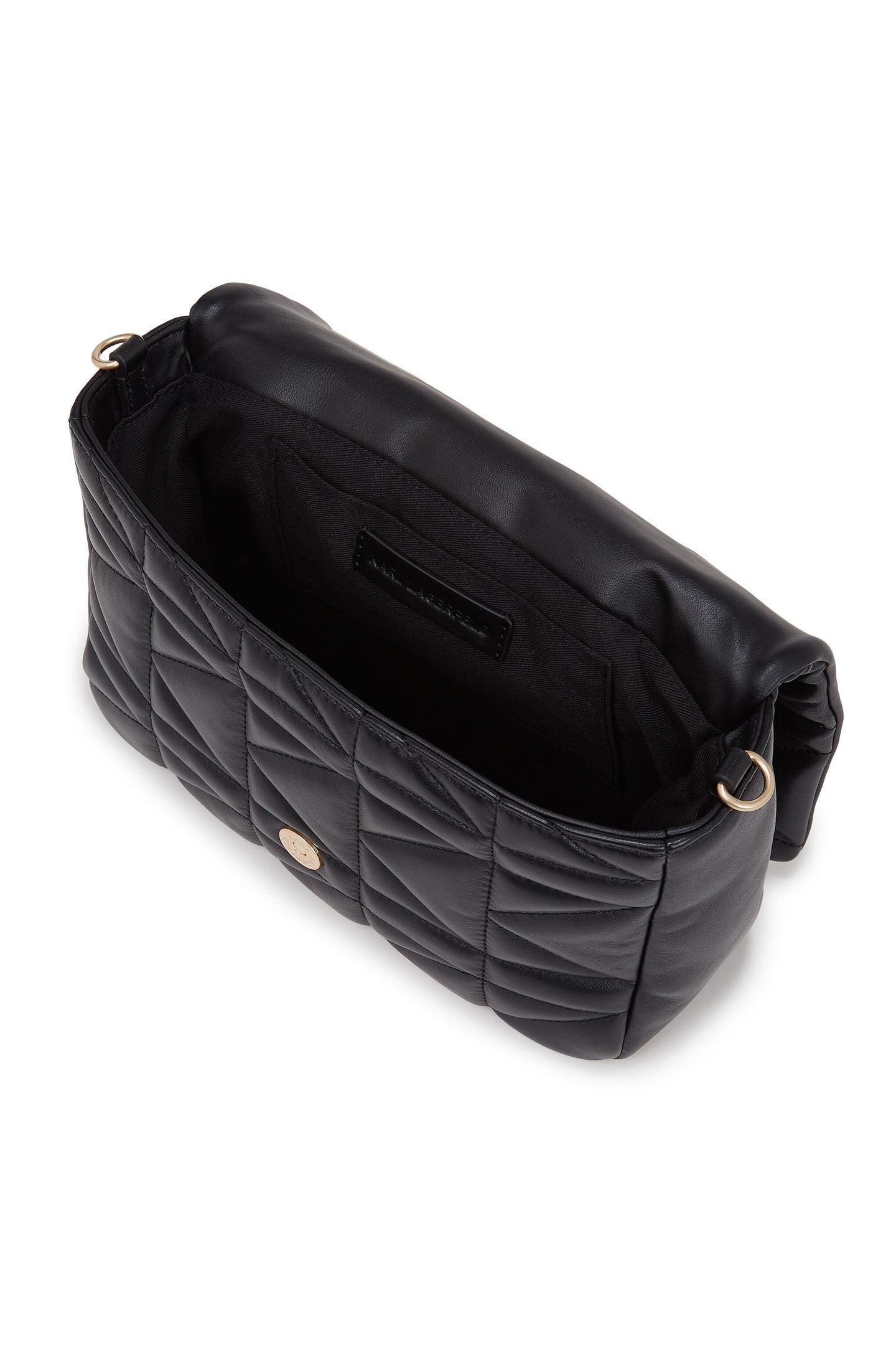 KUILT TOP HANDLE CROSSBODY BLACK 3