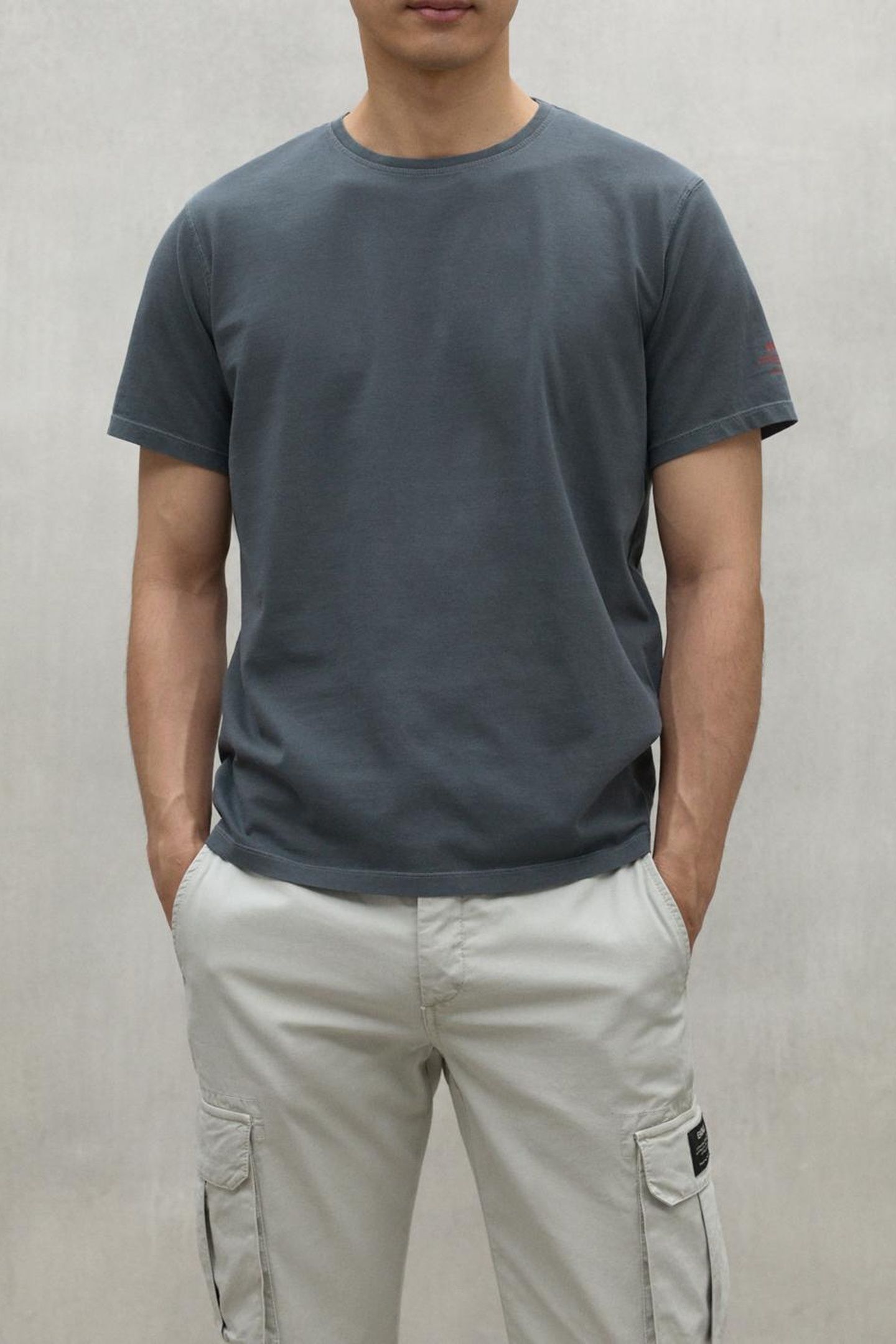 SUSTANOALF T-SHIRT STEEL BLUE 1
