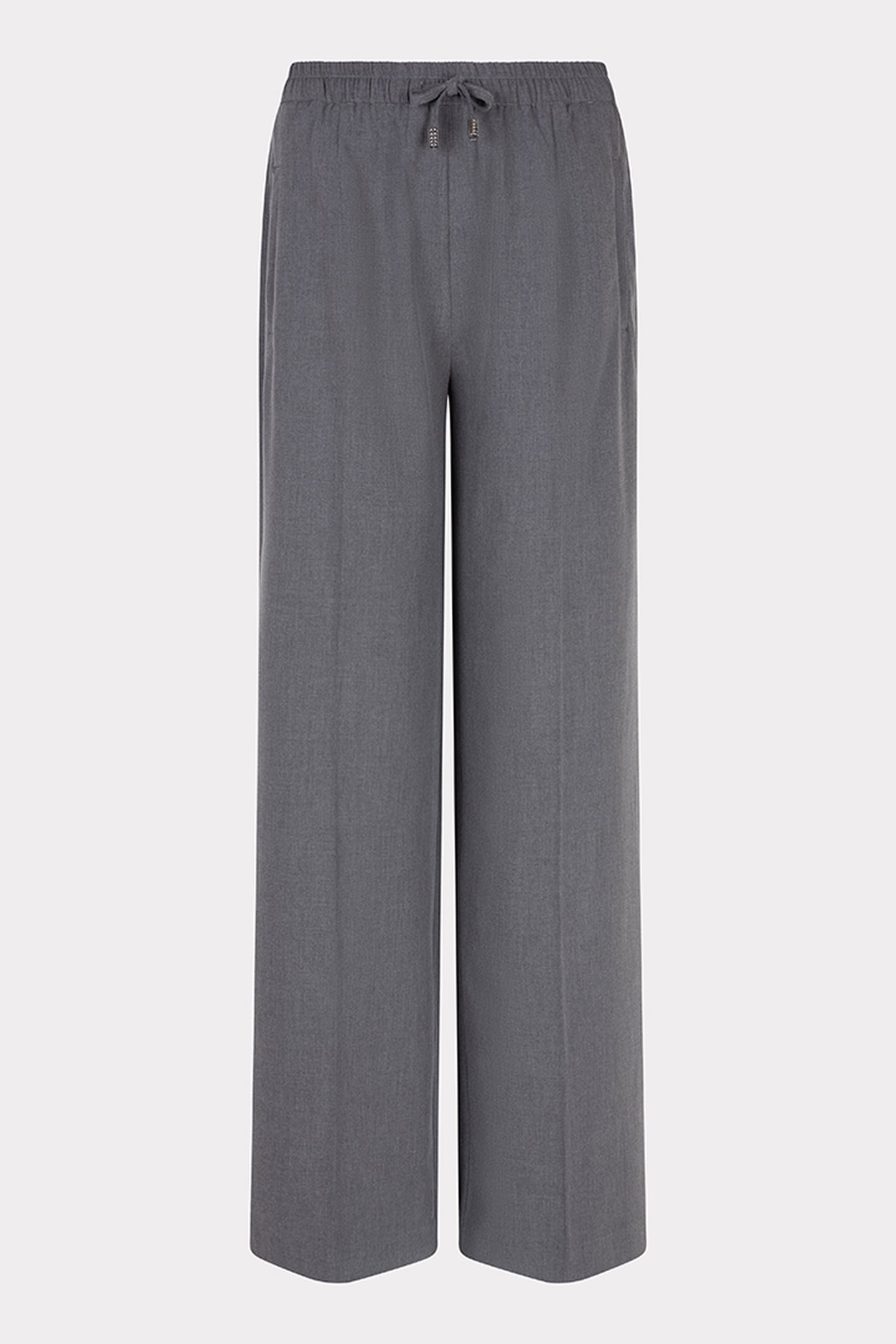 TROUSERS DRAWSTRING MELANGE GREY MELANGE 4