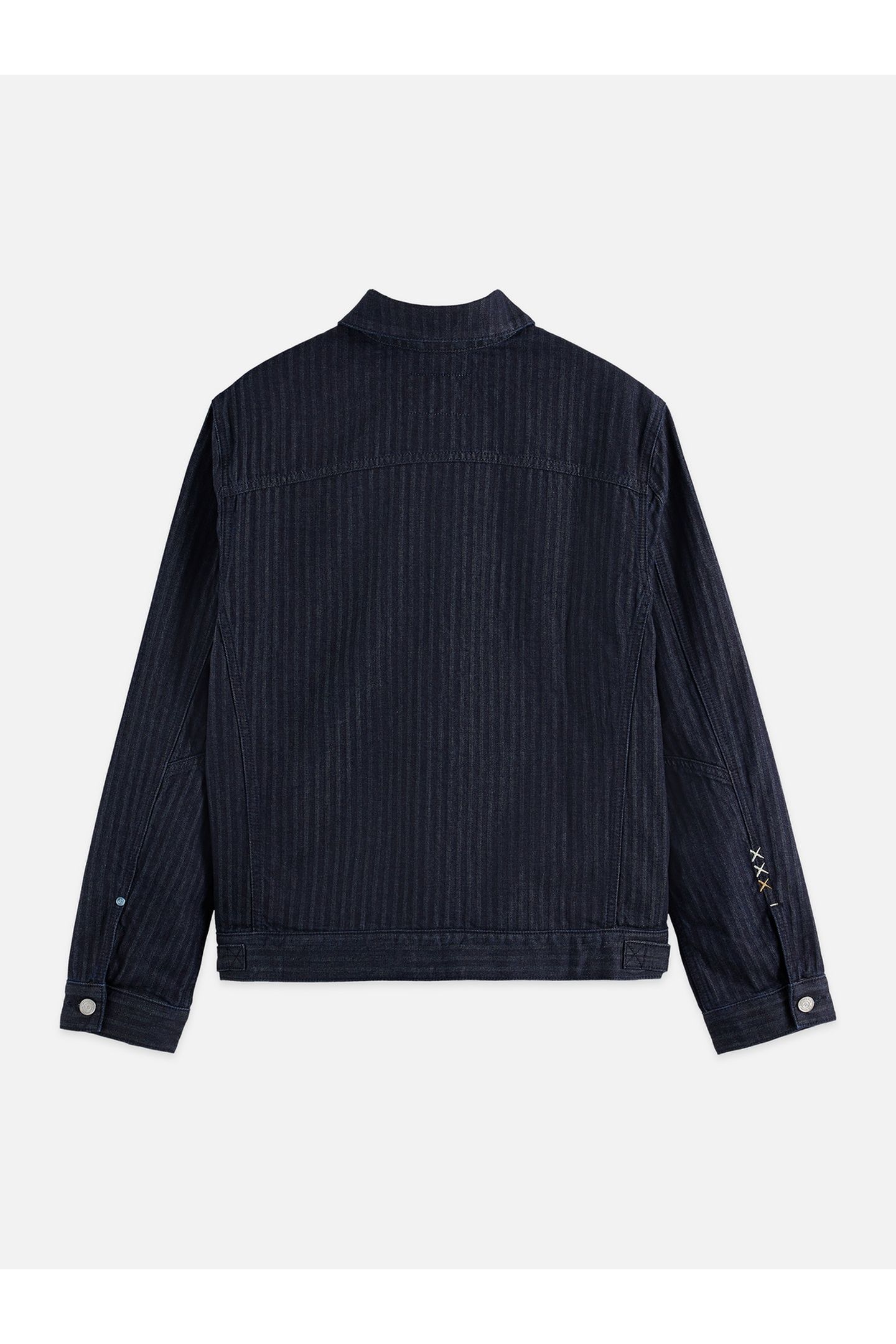 TRUCKER JACKET WITH WESTERN DETAILS NAVY 5
