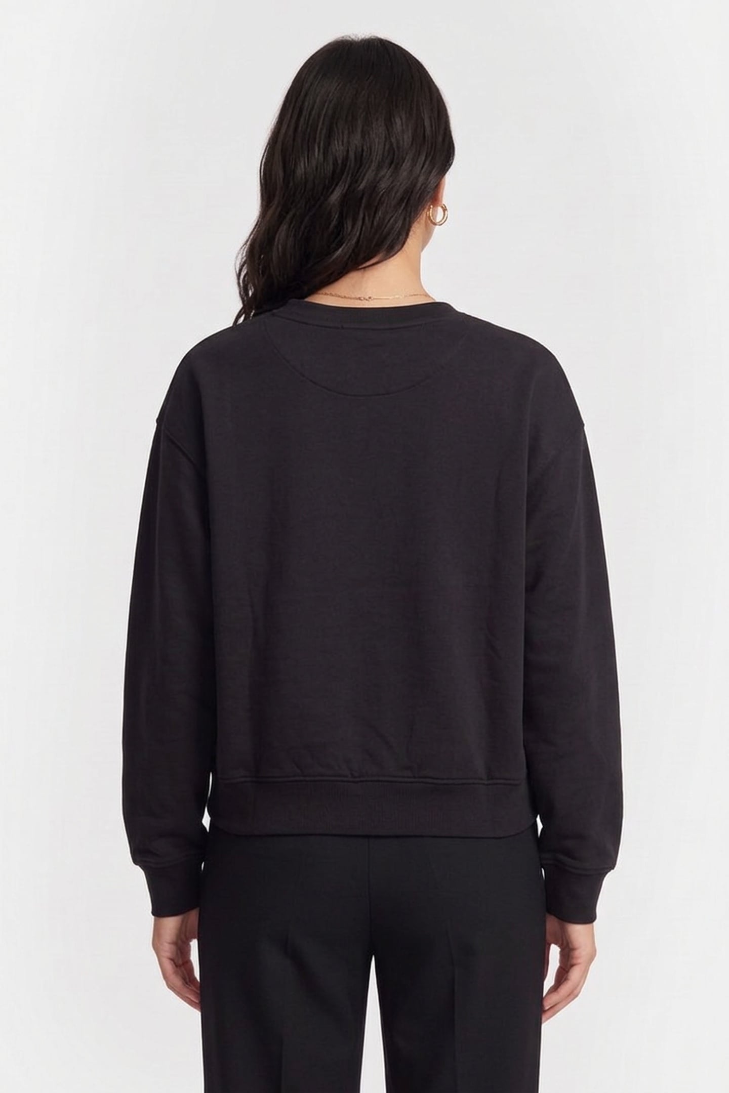 CLASSIC FOIL CREWNECK BLACK 2