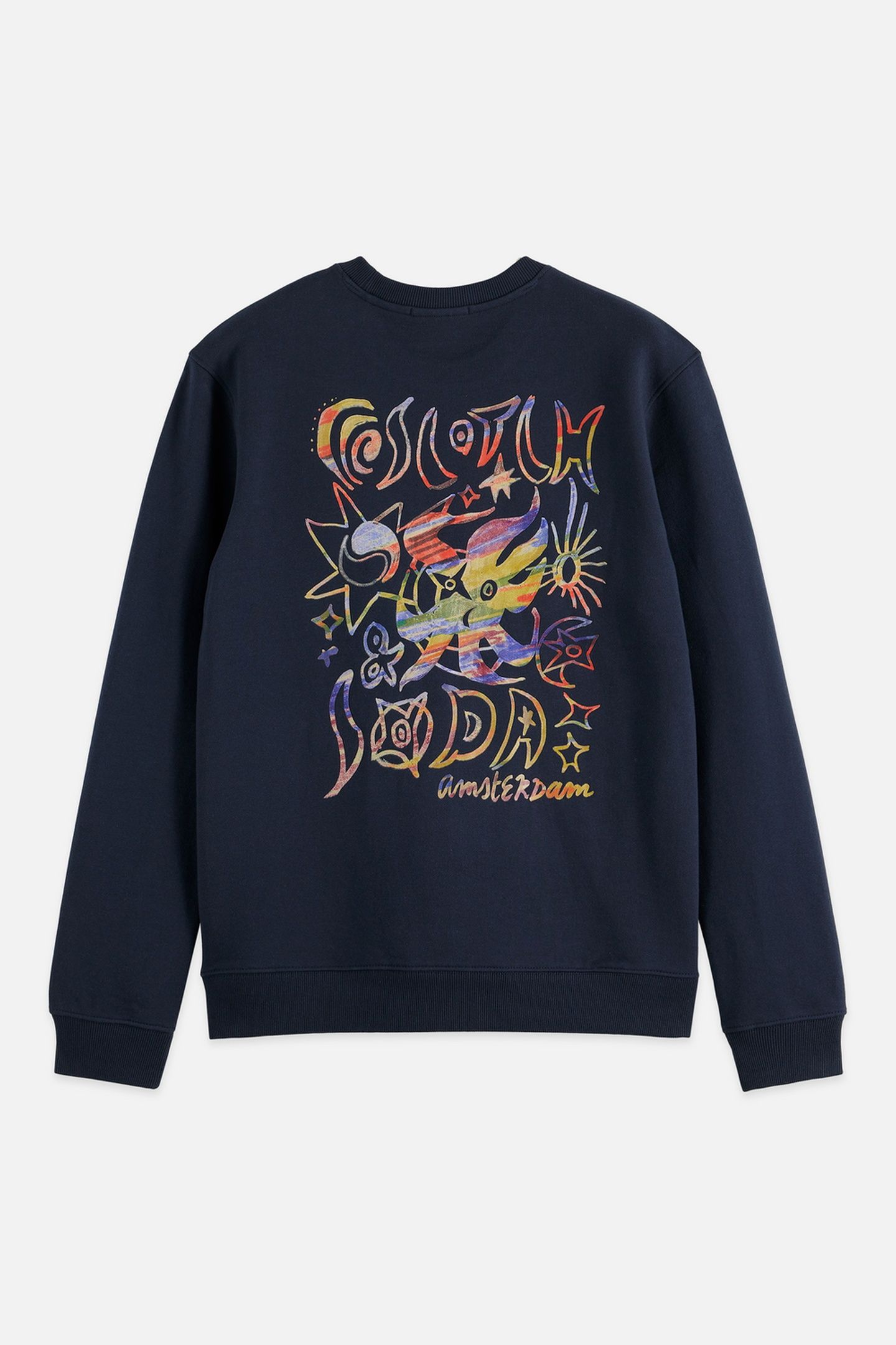 FRONT AND BACK ARTWORK REGULAR-FIT SWEATSHIRT DARK GREY 5