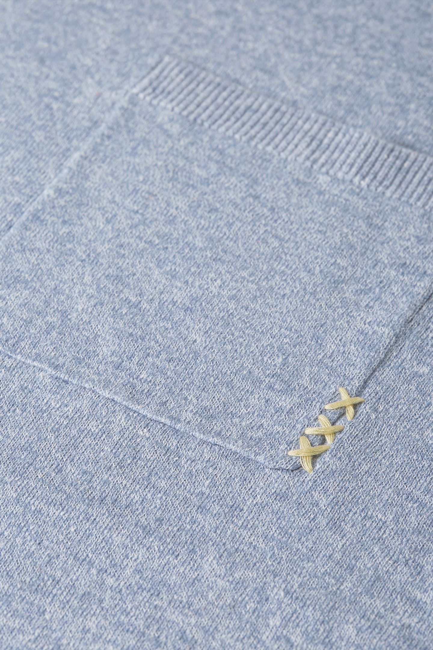 LINENBLEND MELANGE REGULARFIT PULLOVER NAVY 7